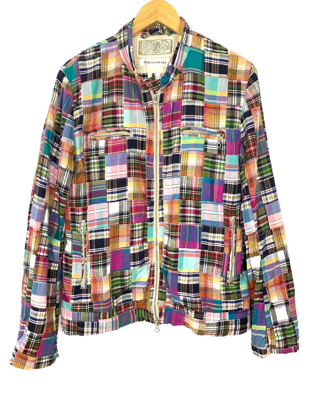 Japanese Brand × Pure Blue Japan 🇯🇵RARE!! Kapital Japan Style Patchwork Boro Vintage Jacket Size US S / EU 44-46 / 1 - 1 Thumbnail