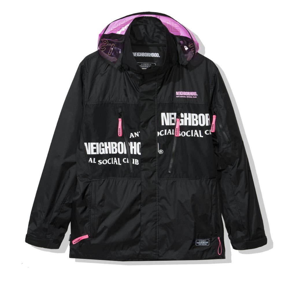 Anti Social Social Club × Neighborhood ASSC x Neighborhood Pink Matter Black Jacket ASSC DS Size US L / EU 52-54 / 3 - 1 Thumbnail