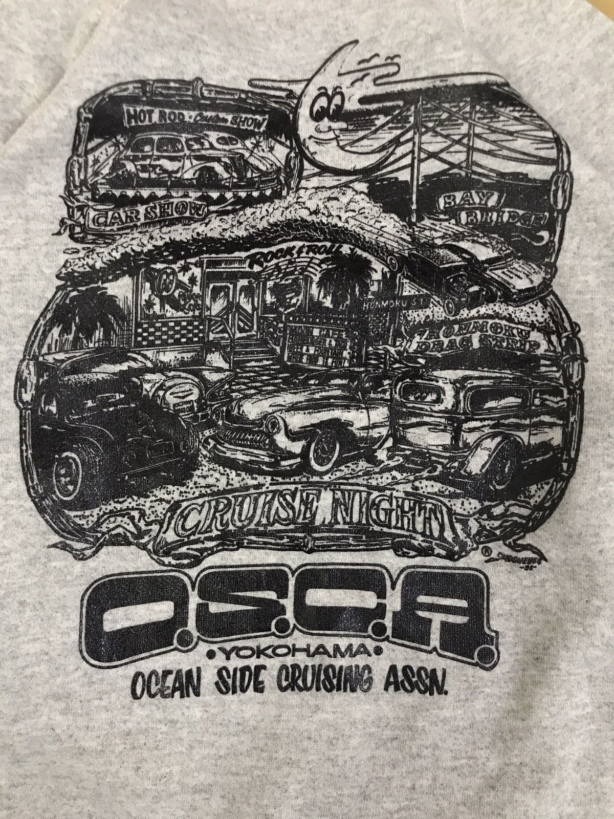 Vintage Vintage 90s Mooneyes Ocean Side Cruising Assn HotRod Size US M / EU 48-50 / 2 - 3 Thumbnail