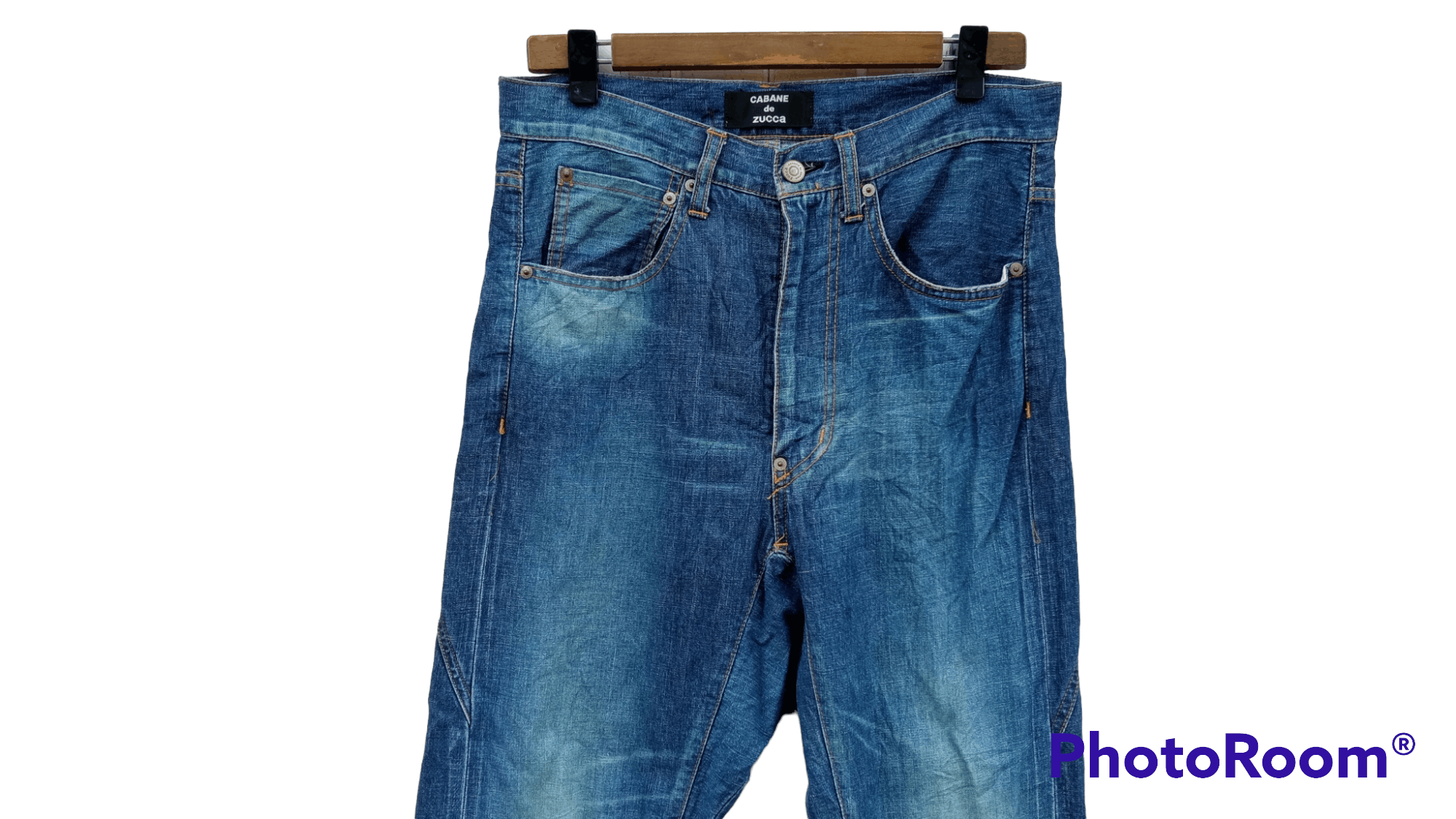 CABANE de ZUCCa × Issey Miyake 🔥🔥Cabane de Zucca Issey Miyaki Selvedge Jeans Denim Size US 32 / EU 48 - 14 Thumbnail