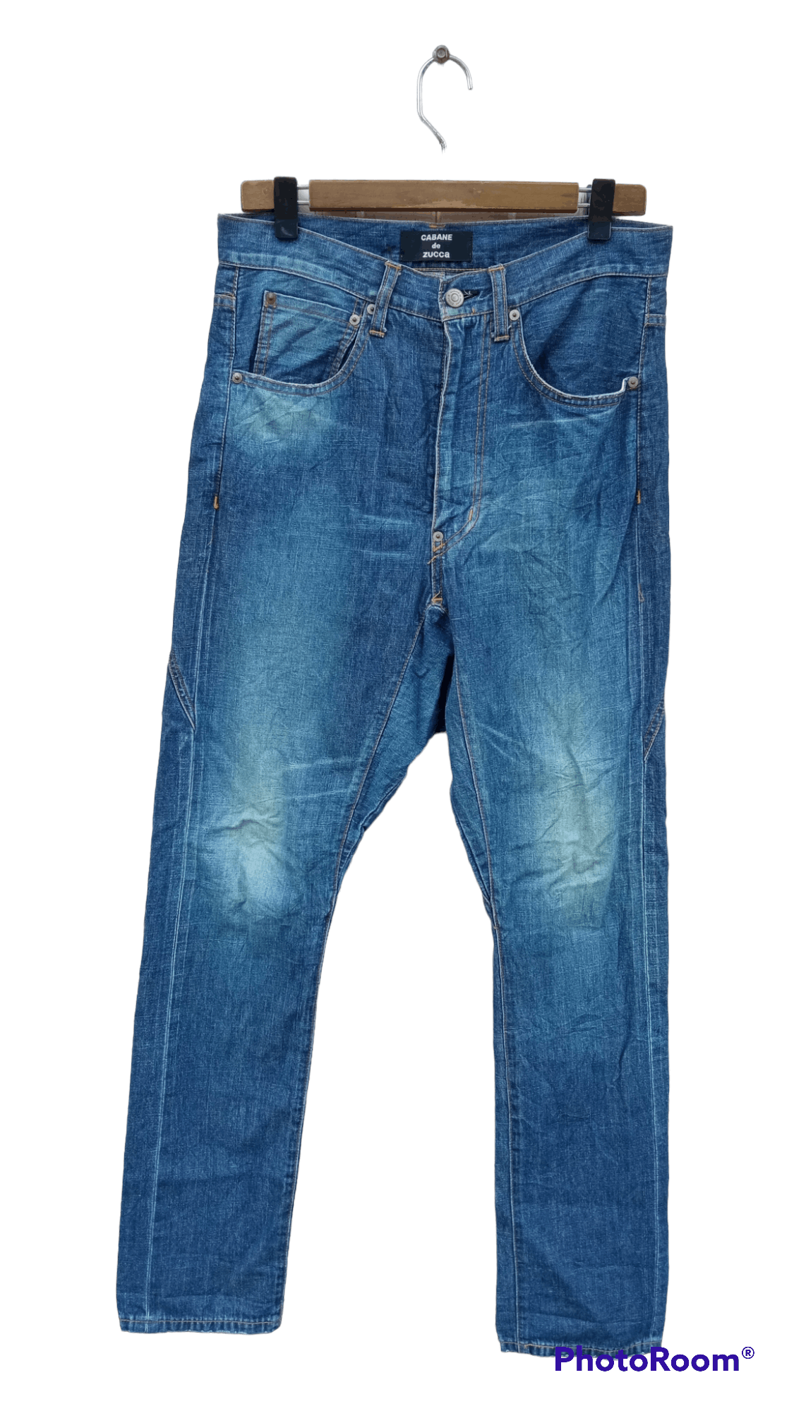 CABANE de ZUCCa × Issey Miyake 🔥🔥Cabane de Zucca Issey Miyaki Selvedge Jeans Denim Size US 32 / EU 48 - 2 Thumbnail