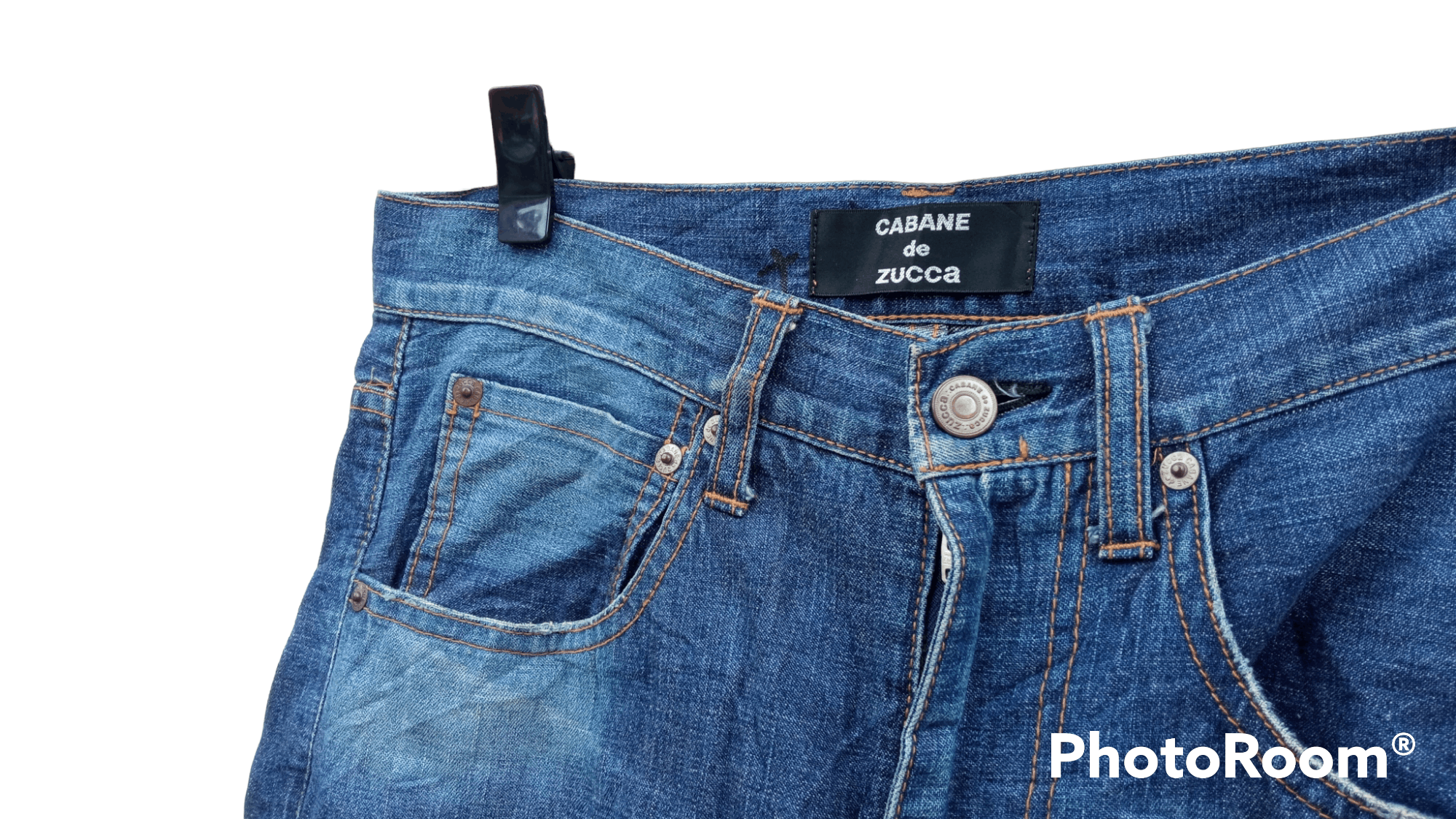 CABANE de ZUCCa × Issey Miyake 🔥🔥Cabane de Zucca Issey Miyaki Selvedge Jeans Denim Size US 32 / EU 48 - 20 Thumbnail