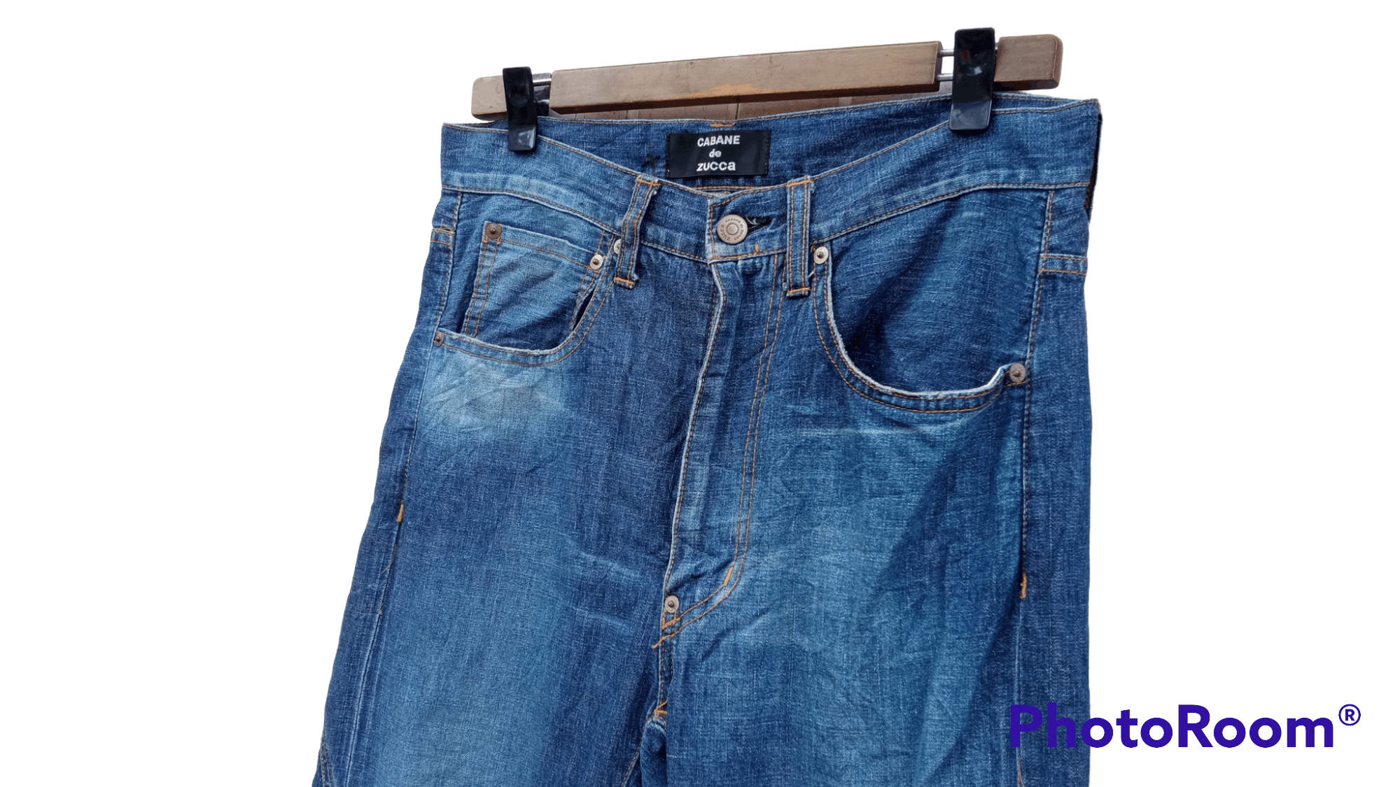 CABANE de ZUCCa × Issey Miyake 🔥🔥Cabane de Zucca Issey Miyaki Selvedge Jeans Denim Size US 32 / EU 48 - 19 Thumbnail