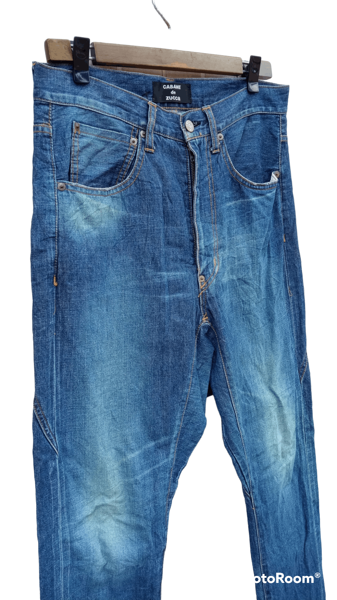 CABANE de ZUCCa × Issey Miyake 🔥🔥Cabane de Zucca Issey Miyaki Selvedge Jeans Denim Size US 32 / EU 48 - 7 Thumbnail