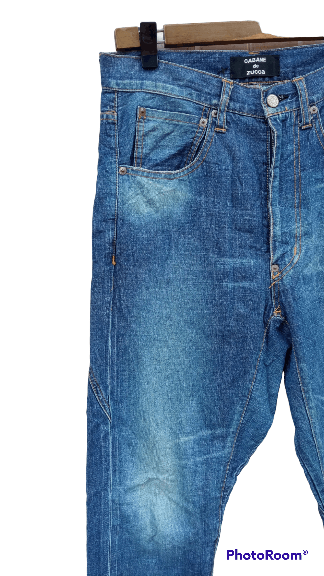CABANE de ZUCCa × Issey Miyake 🔥🔥Cabane de Zucca Issey Miyaki Selvedge Jeans Denim Size US 32 / EU 48 - 11 Thumbnail