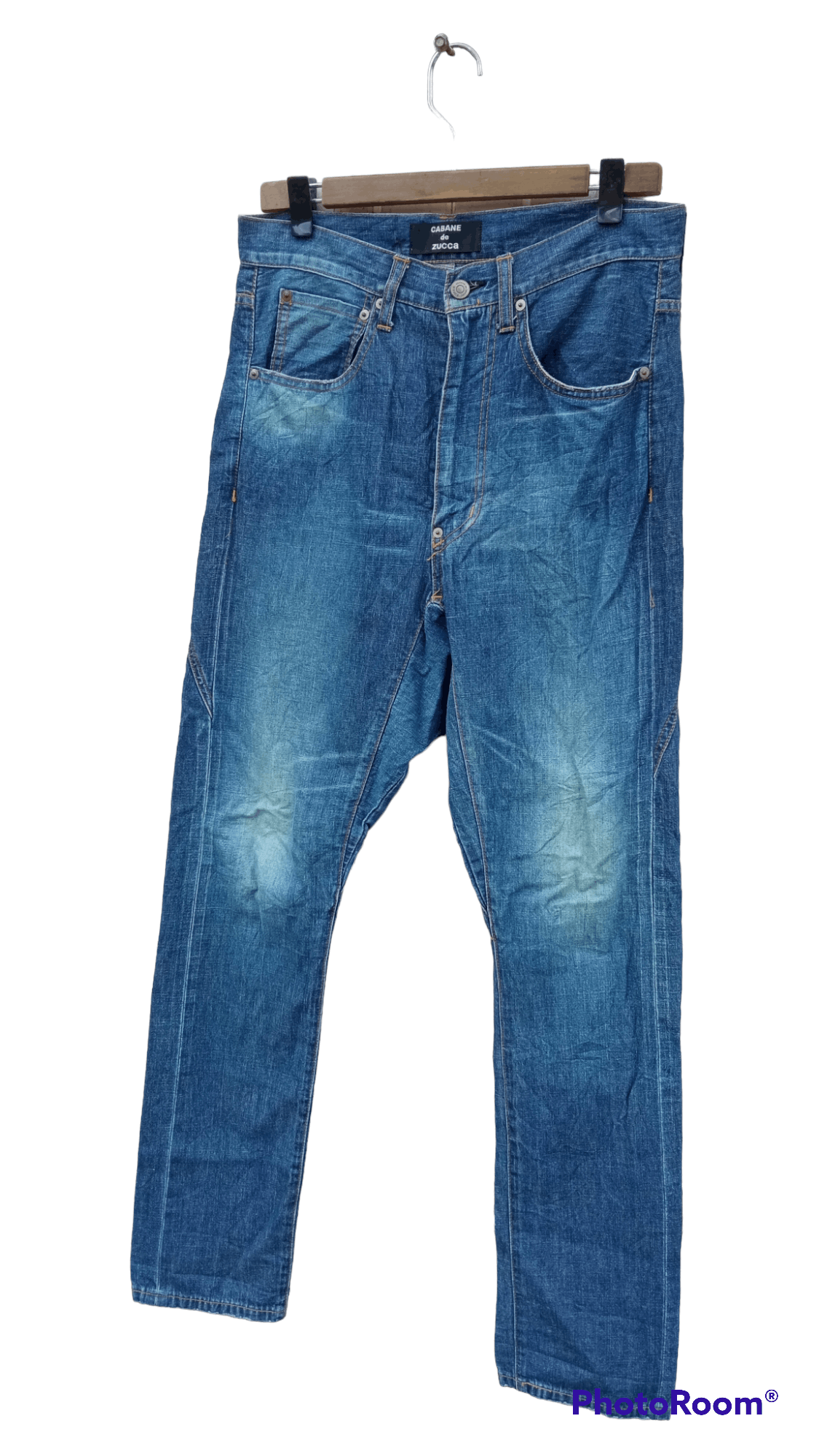 CABANE de ZUCCa × Issey Miyake 🔥🔥Cabane de Zucca Issey Miyaki Selvedge Jeans Denim Size US 32 / EU 48 - 4 Thumbnail