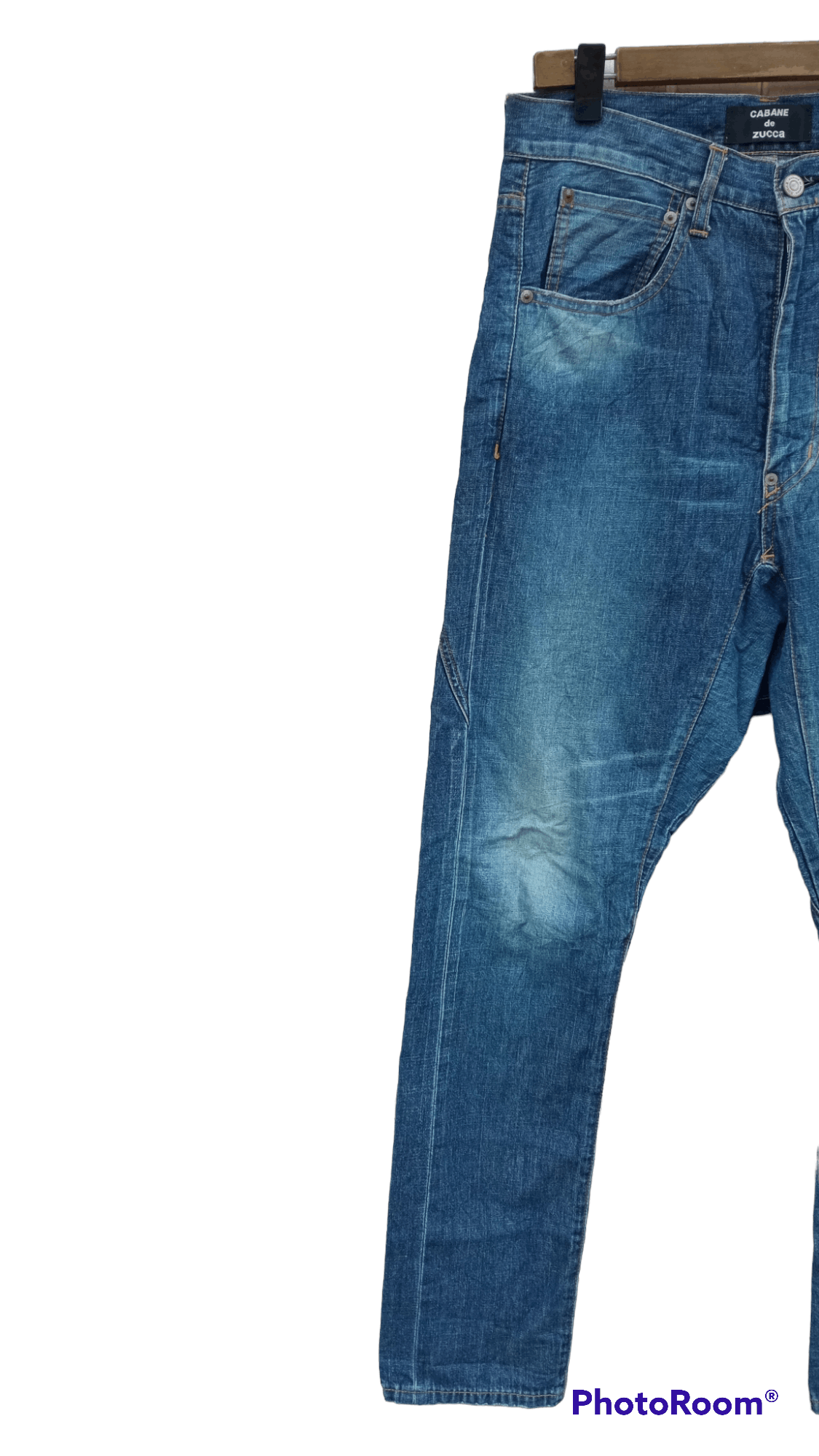 CABANE de ZUCCa × Issey Miyake 🔥🔥Cabane de Zucca Issey Miyaki Selvedge Jeans Denim Size US 32 / EU 48 - 5 Thumbnail
