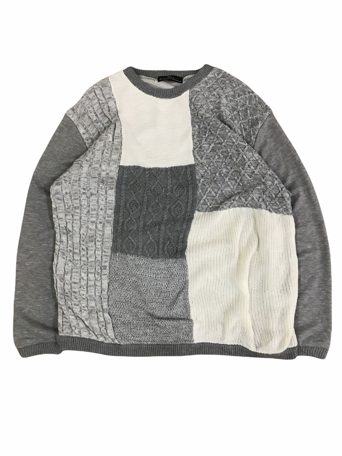 Japanese Brand Japanese Brand Vitesse Multicolour Cable Knit Sweater Size US M / EU 48-50 / 2 - 1 Thumbnail