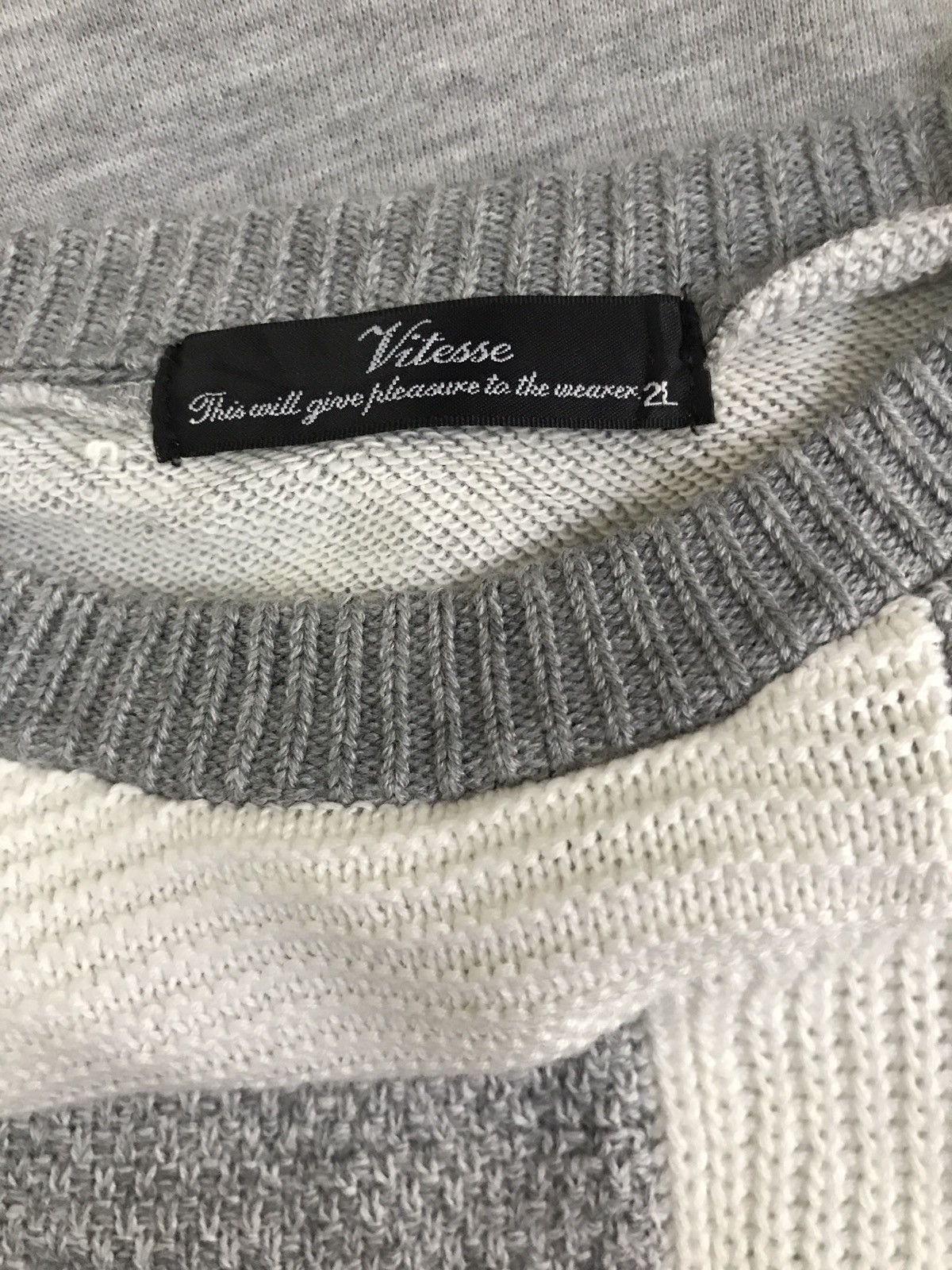 Japanese Brand Japanese Brand Vitesse Multicolour Cable Knit Sweater Size US M / EU 48-50 / 2 - 3 Thumbnail