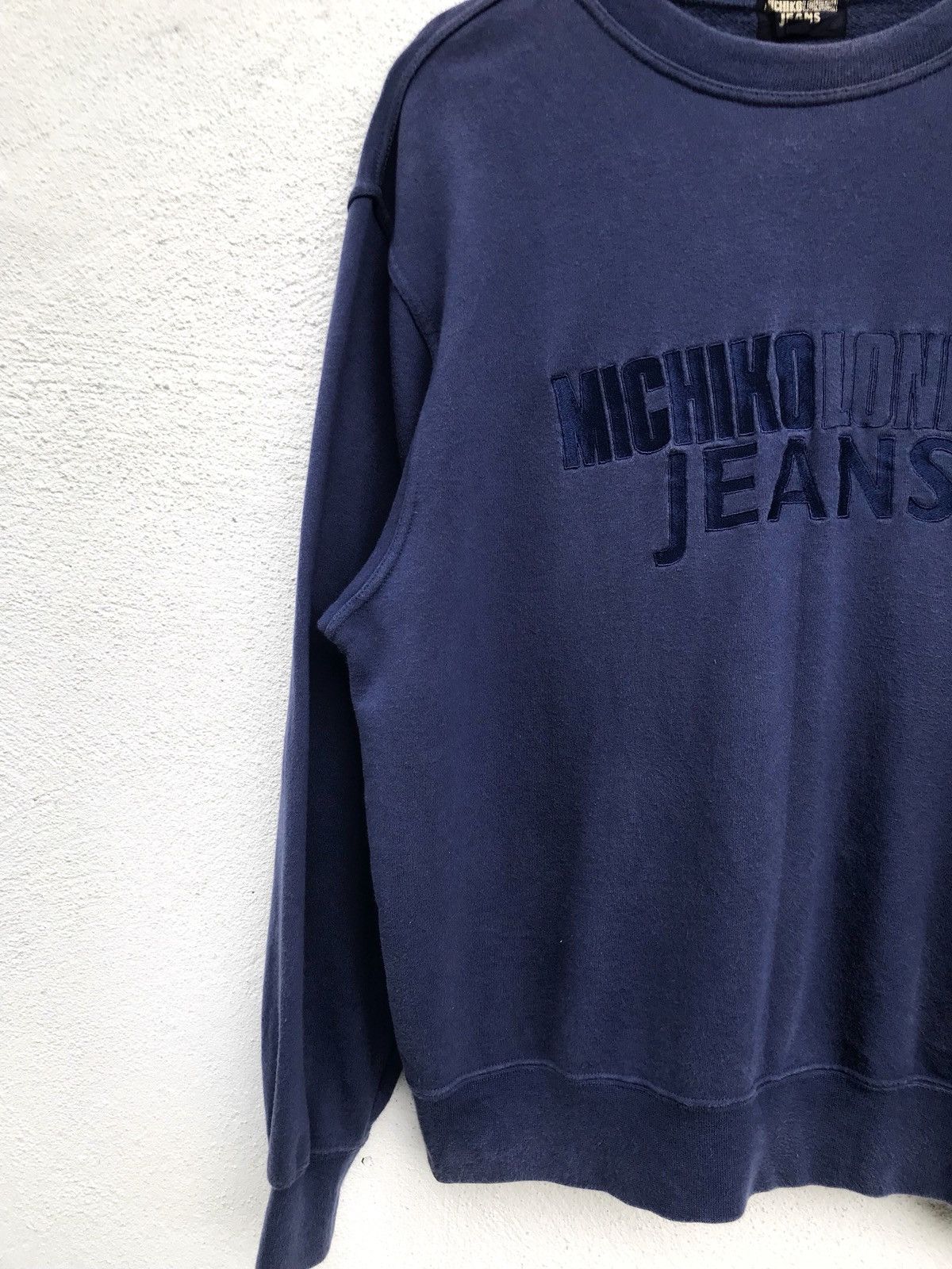 Michiko Koshino London Michiko London Big Spell Out Logo Crewneck Sweatshirt Size US L / EU 52-54 / 3 - 5 Thumbnail