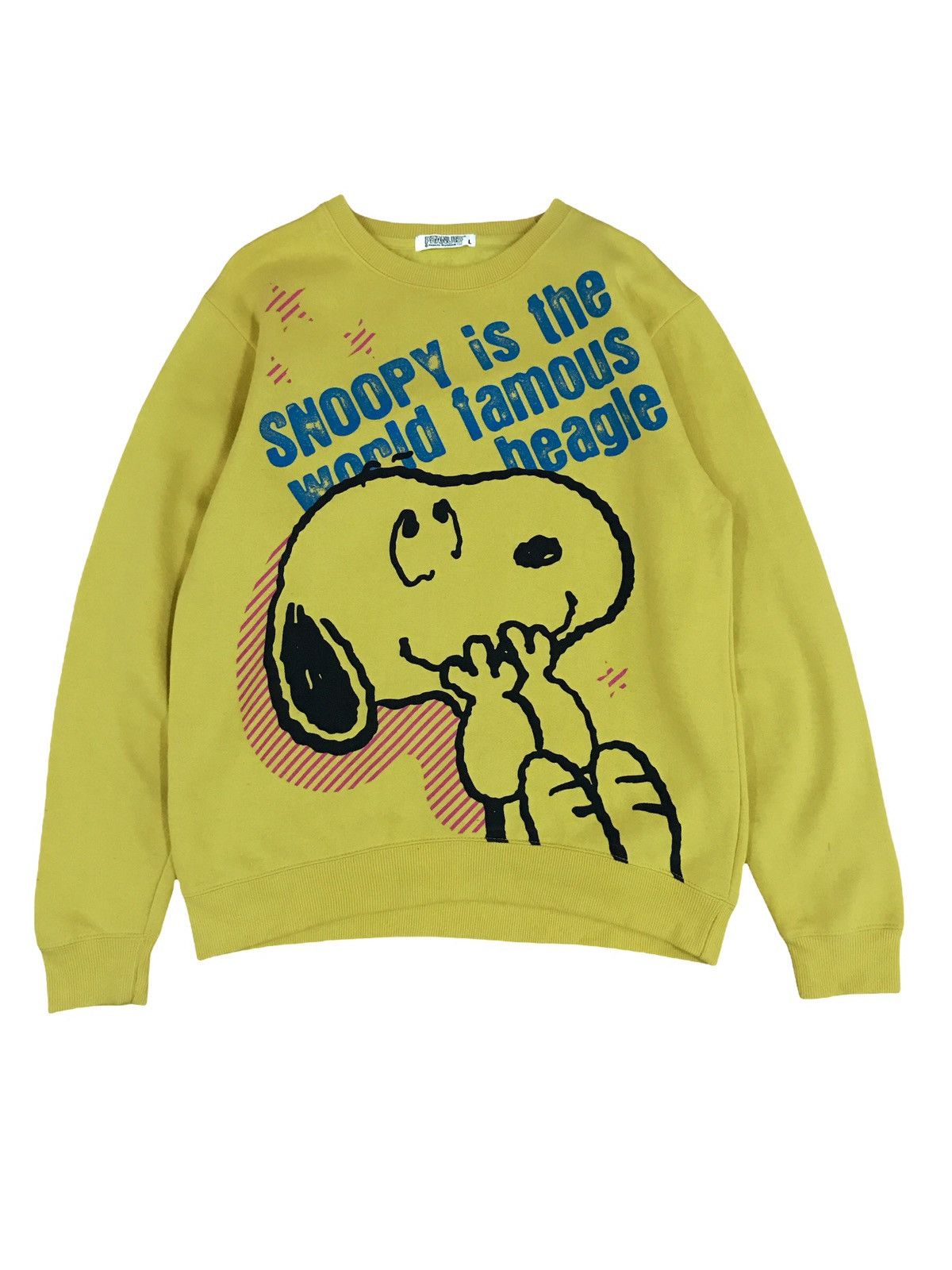 Peanuts Vintage Peanuts Snoopy Is The World Famous Beagle Sweater | Grailed