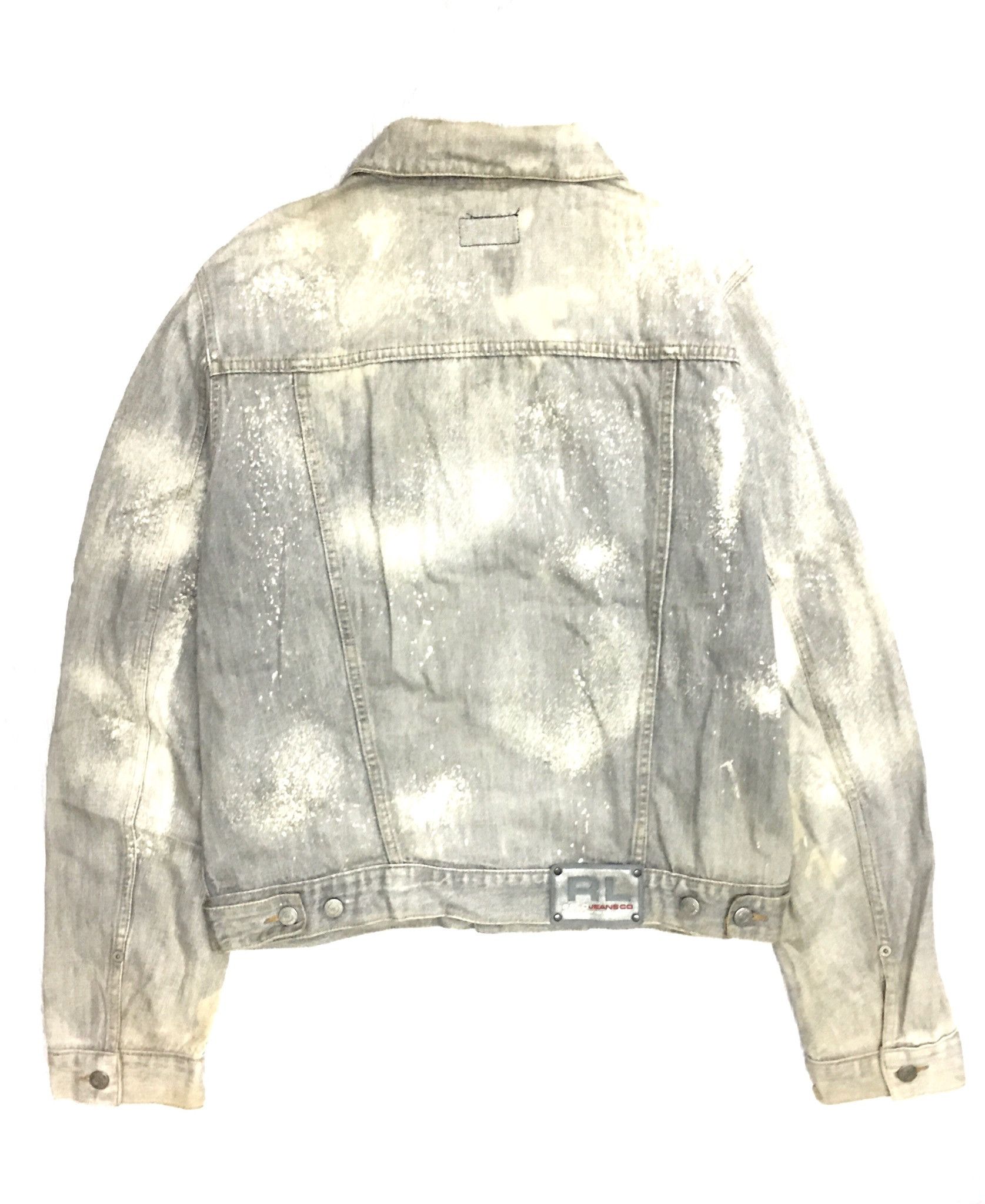 Polo Ralph Lauren Vintage Polo Ralph Lauren Denim Jacket Very Cool Design Size US L / EU 52-54 / 3 - 6 Thumbnail