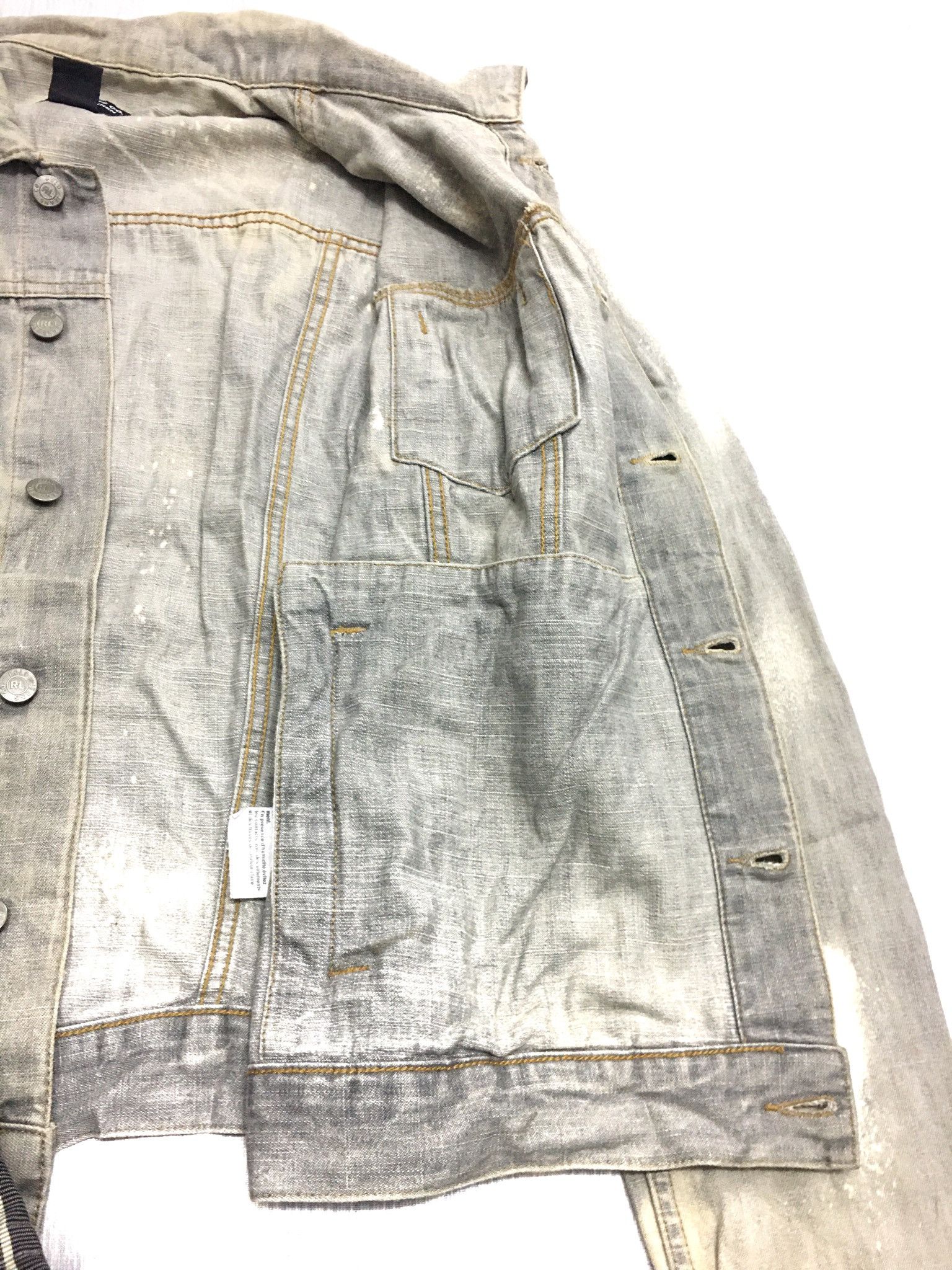 Polo Ralph Lauren Vintage Polo Ralph Lauren Denim Jacket Very Cool Design Size US L / EU 52-54 / 3 - 11 Thumbnail