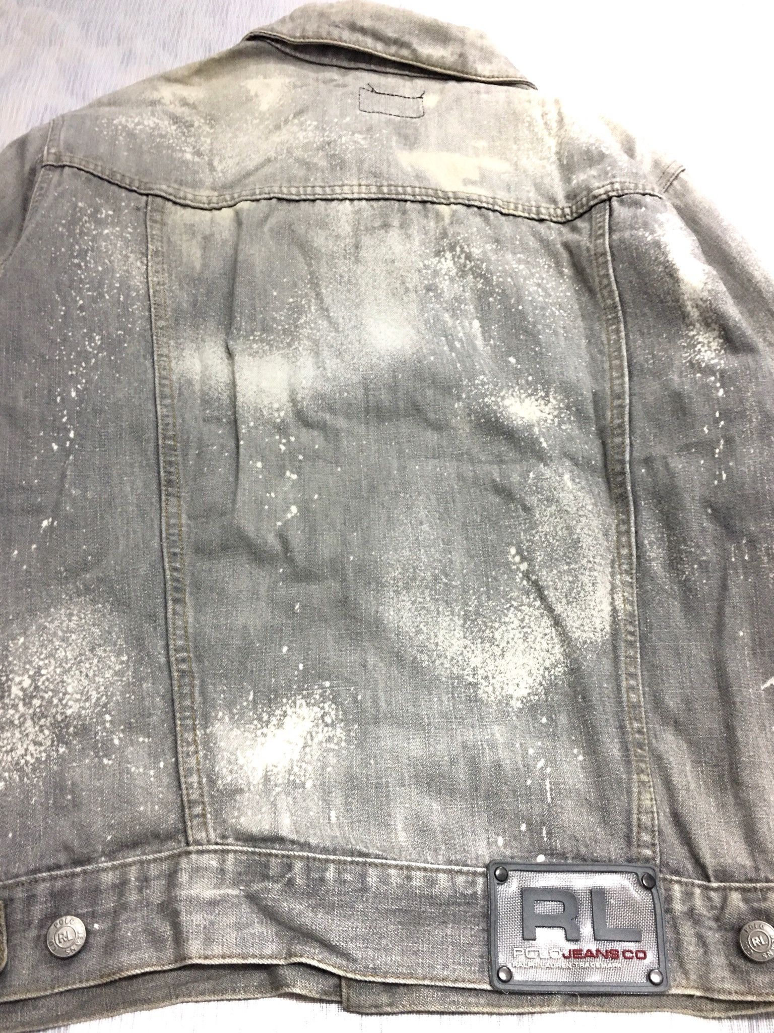 Polo Ralph Lauren Vintage Polo Ralph Lauren Denim Jacket Very Cool Design Size US L / EU 52-54 / 3 - 9 Thumbnail