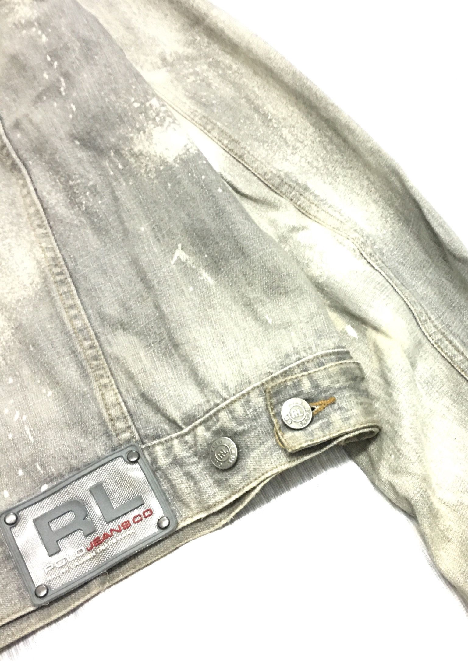 Polo Ralph Lauren Vintage Polo Ralph Lauren Denim Jacket Very Cool Design Size US L / EU 52-54 / 3 - 7 Thumbnail