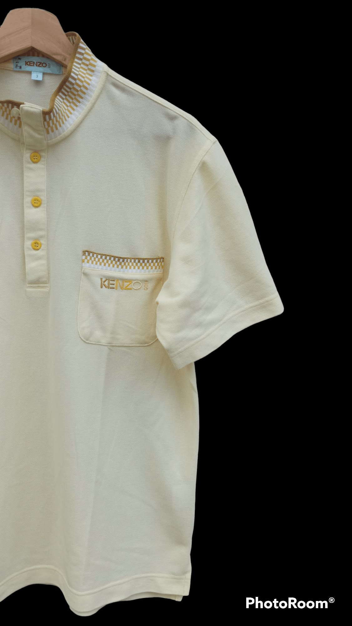 Japanese Brand × Kenzo × Vintage 🔥🔥Vintage Kenzo Golf Spellout Polo T-Shirt Size US M / EU 48-50 / 2 - 5 Thumbnail