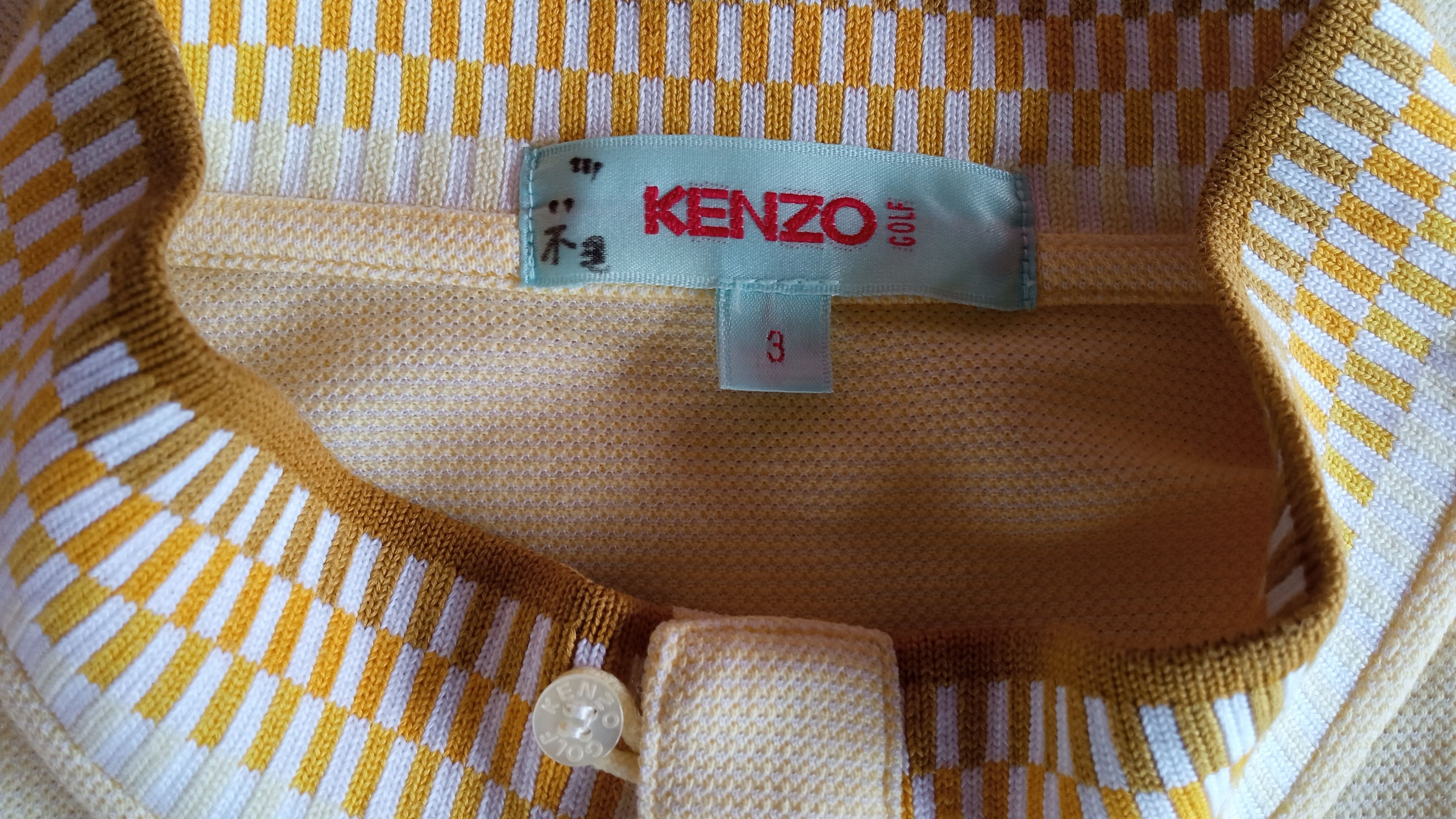 Japanese Brand × Kenzo × Vintage 🔥🔥Vintage Kenzo Golf Spellout Polo T-Shirt Size US M / EU 48-50 / 2 - 24 Thumbnail