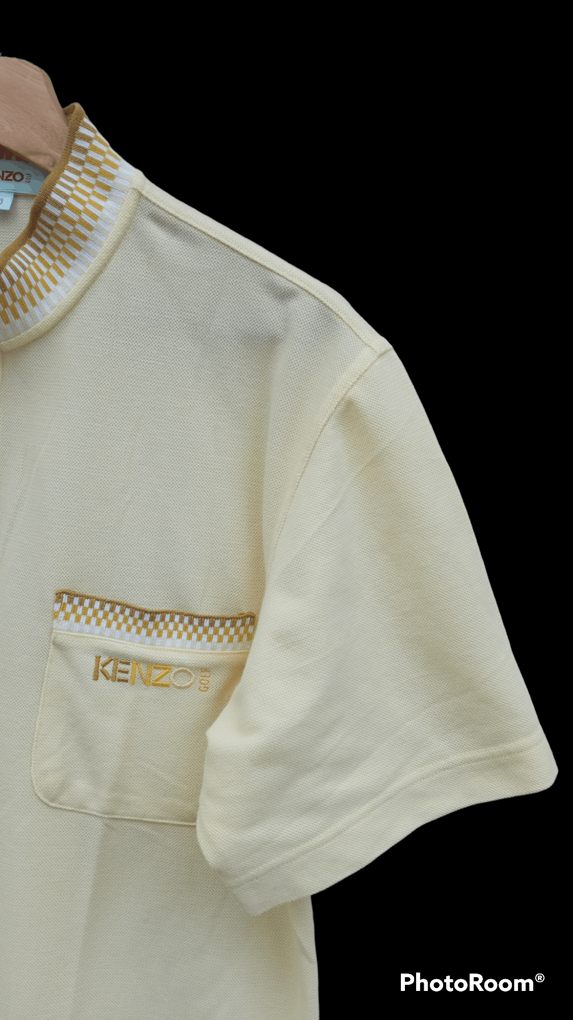 Japanese Brand × Kenzo × Vintage 🔥🔥Vintage Kenzo Golf Spellout Polo T-Shirt Size US M / EU 48-50 / 2 - 12 Thumbnail