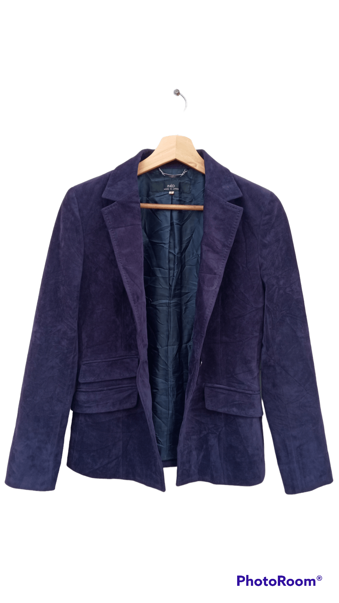 Japanese Brand × Vintage × Yohji Yamamoto 🔥🔥Ined Homme Yohji Yamamoto Velvet Blazer Coat Jacket Size S / US 4 / IT 40 - 19 Thumbnail