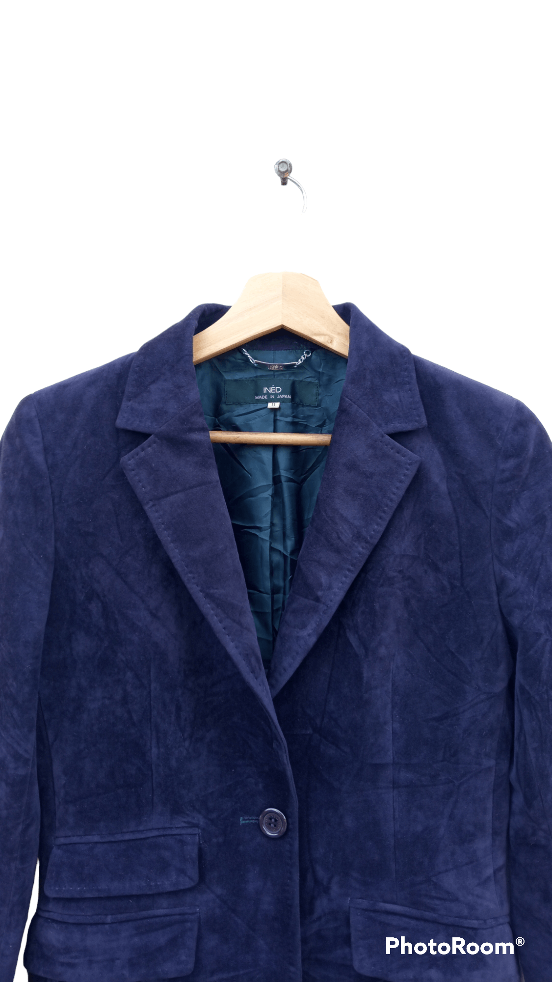 Japanese Brand × Vintage × Yohji Yamamoto 🔥🔥Ined Homme Yohji Yamamoto Velvet Blazer Coat Jacket Size S / US 4 / IT 40 - 18 Thumbnail