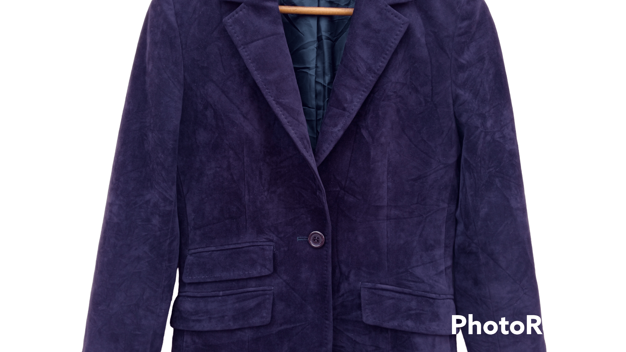 Japanese Brand × Vintage × Yohji Yamamoto 🔥🔥Ined Homme Yohji Yamamoto Velvet Blazer Coat Jacket Size S / US 4 / IT 40 - 14 Thumbnail