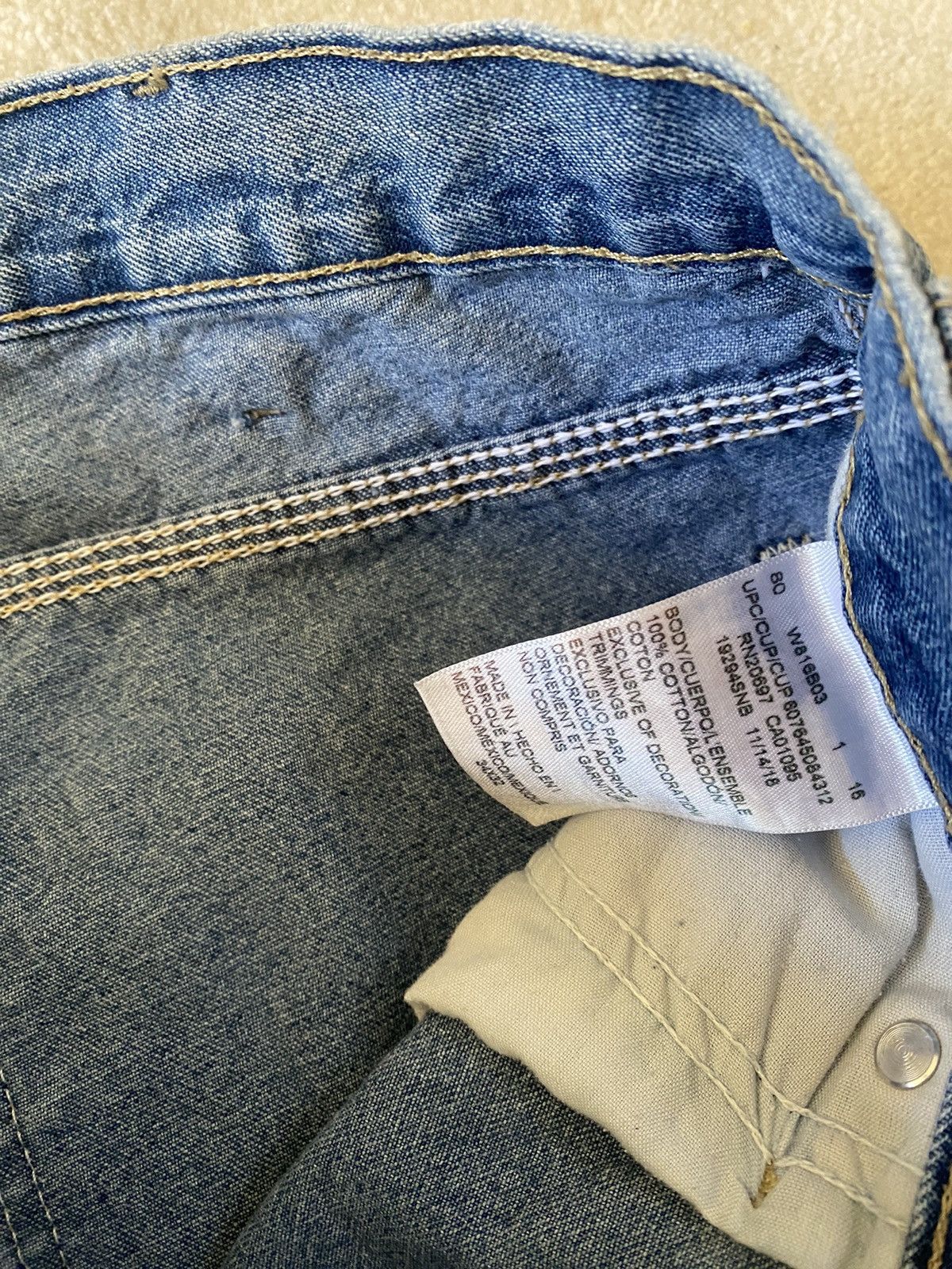 Dickies × Vintage Vintage Dickies Distressed Denim Carpenter Jeans Size US 34 / EU 50 - 5 Thumbnail