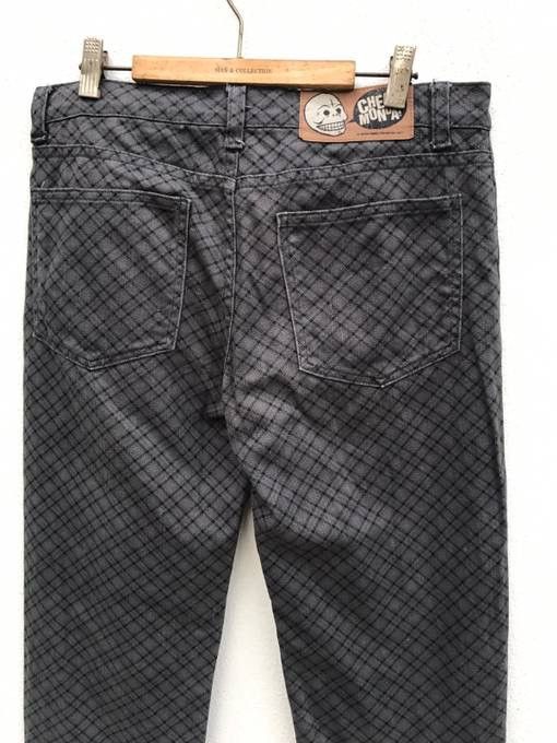 Cheap Monday Cheap Monday Checked Skinny Pants Grunge Kurt Cobain Style Size US 31 - 6 Thumbnail