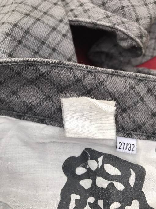 Cheap Monday Cheap Monday Checked Skinny Pants Grunge Kurt Cobain Style Size US 31 - 9 Thumbnail