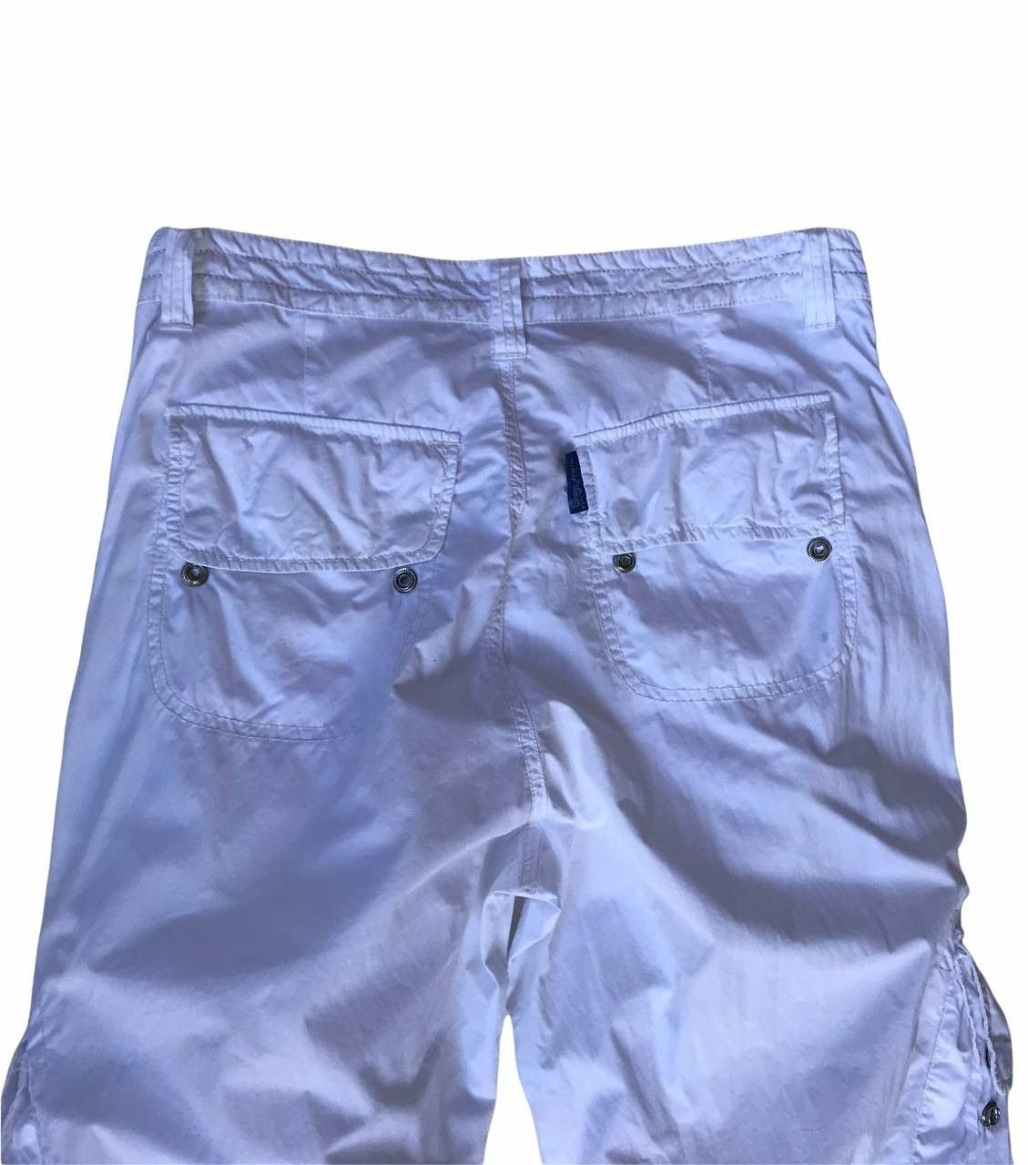 Other Ong Jeans White Colour Multipocket Cargo Pants (Light Pants) Size US 30 / EU 46 - 9 Thumbnail