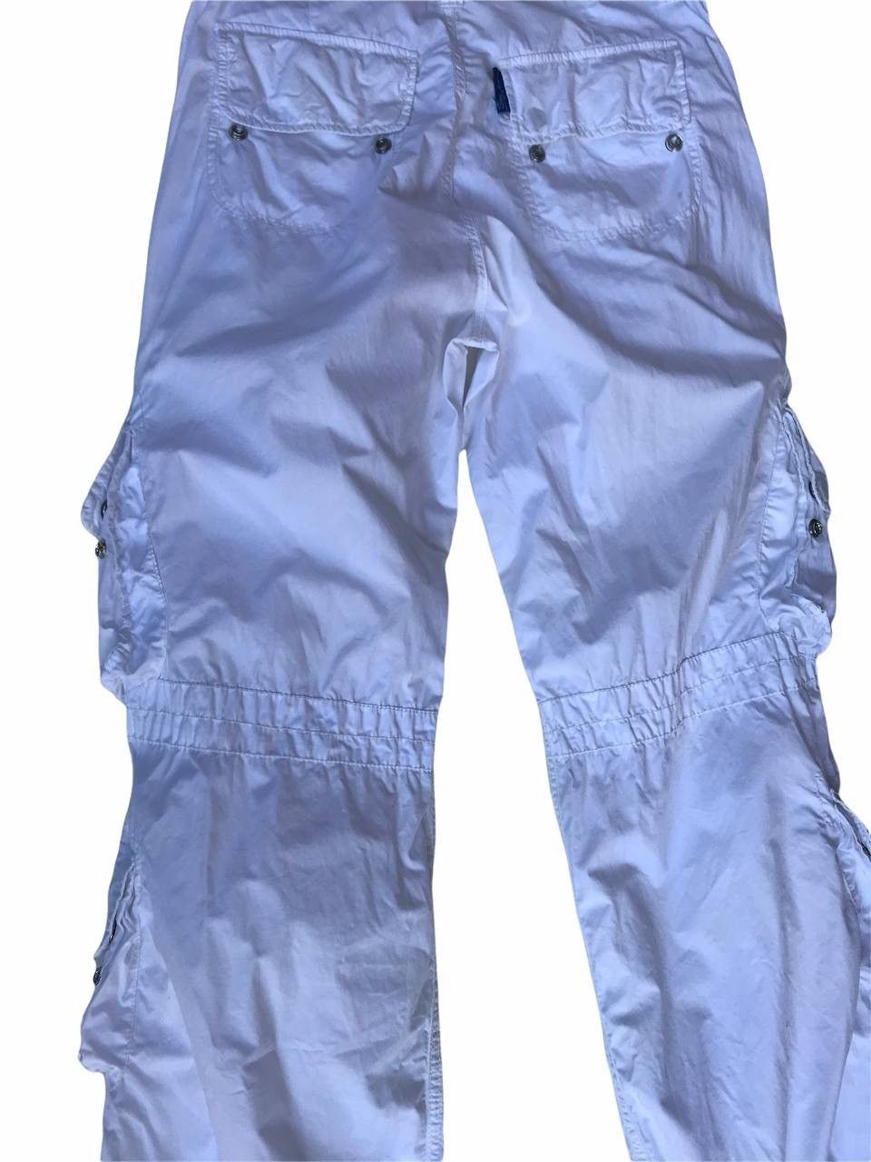 Other Ong Jeans White Colour Multipocket Cargo Pants (Light Pants) Size US 30 / EU 46 - 8 Thumbnail