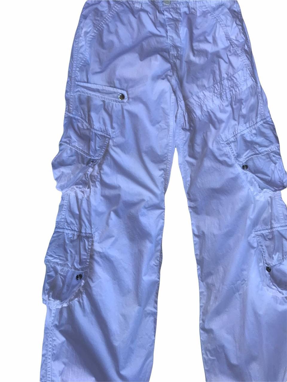 Other Ong Jeans White Colour Multipocket Cargo Pants (Light Pants) Size US 30 / EU 46 - 2 Thumbnail