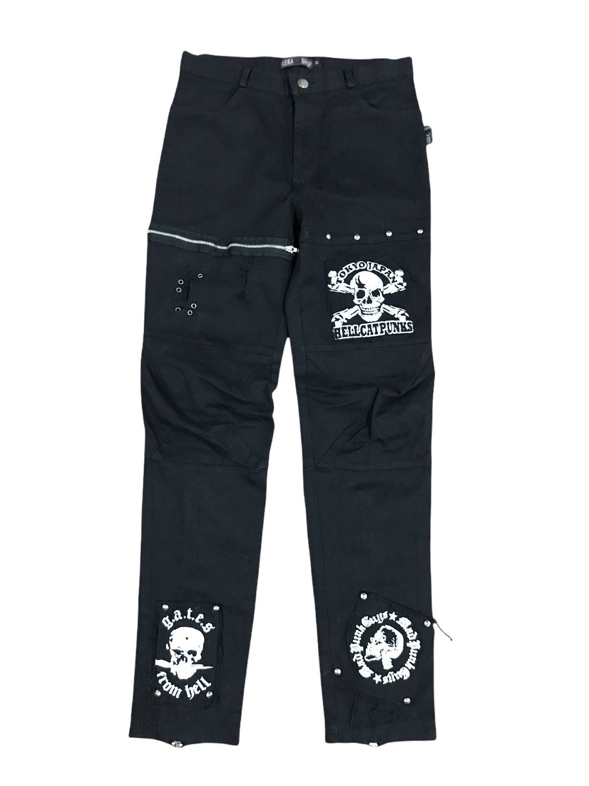 image of Beauty Beast x Seditionaries Vintage Seditionaries Kera Shop Bondage Pants in Black (Size 27)