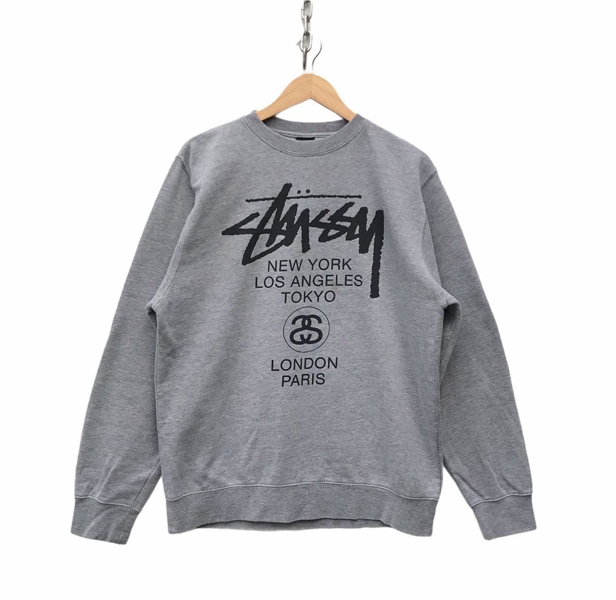 Stussy Stussy Spellout Sweatshirt Stussy Streetwear Big Logo Sweate Size US M / EU 48-50 / 2 - 1 Thumbnail