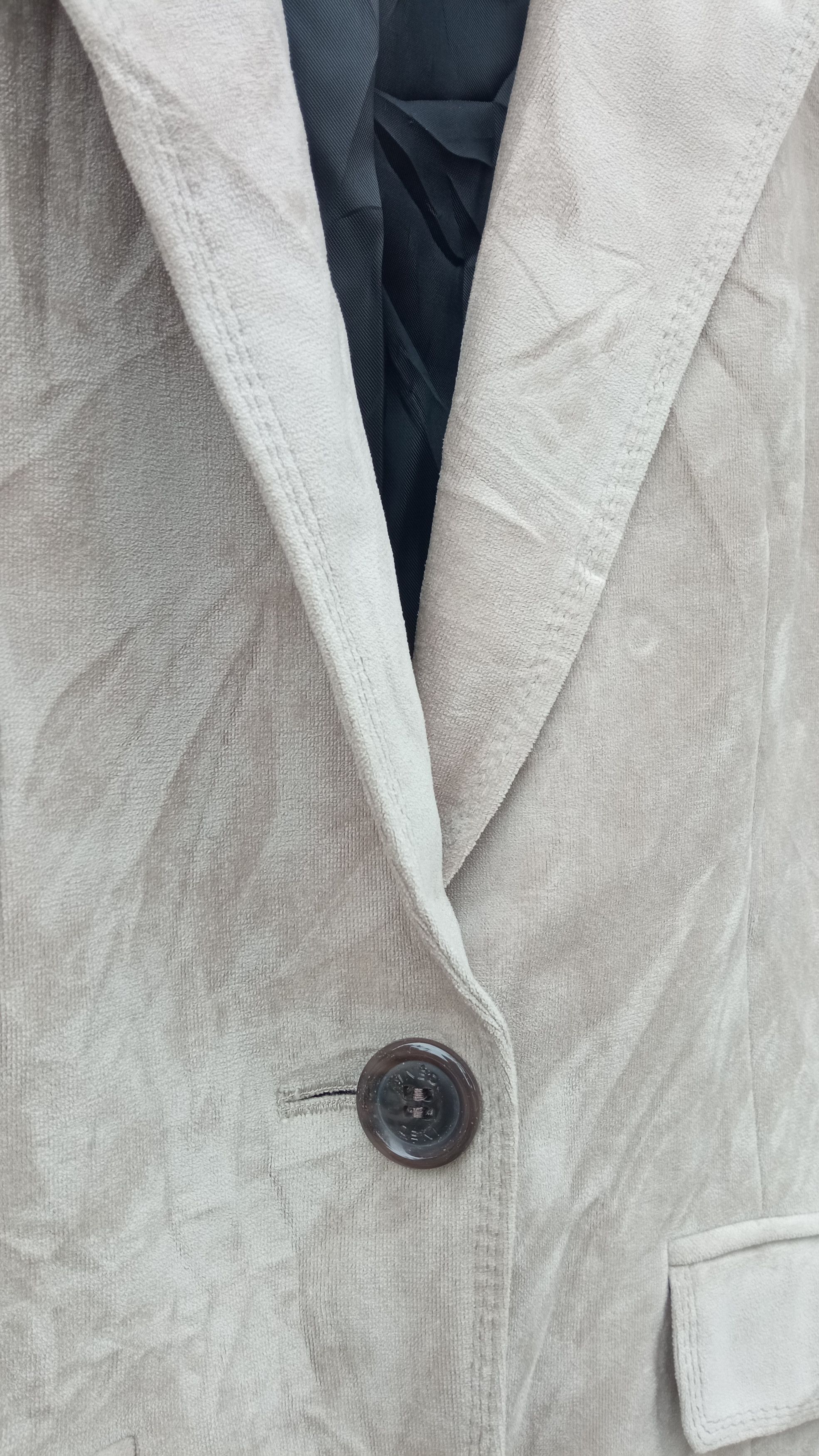Japanese Brand × Vintage × Yohji Yamamoto 🔥🔥Ined Yohji Yamamoto Velvet Blazer Coat Jacket Size S / US 4 / IT 40 - 17 Thumbnail
