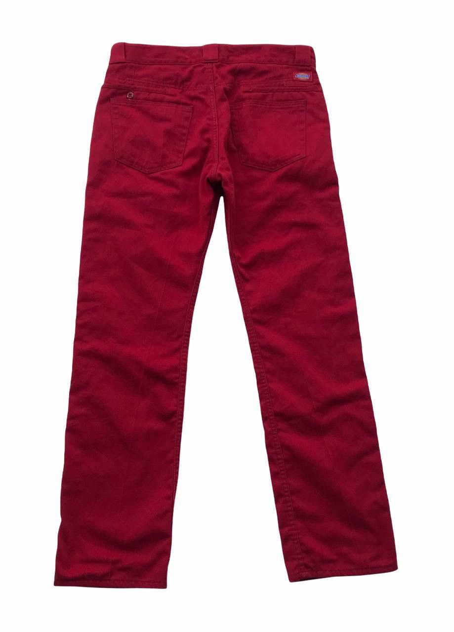 Comme des Garcons Cdg Collab Dickies Red Casual Pants Size US 30 / EU 46 - 2 Thumbnail