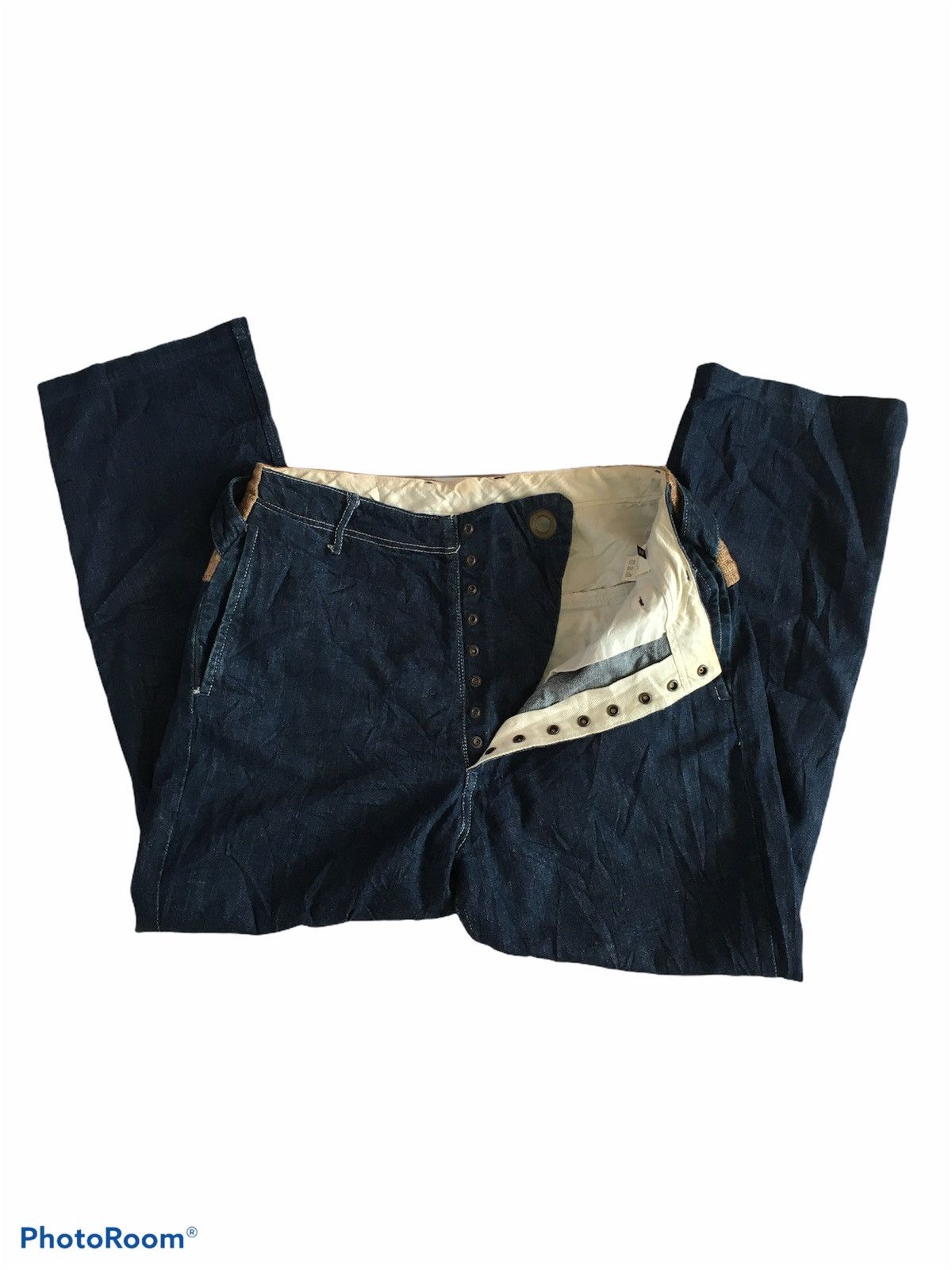 Kapital KAPITAL HIRATA HYBRID SAROUEL NOVELLE DENIM Size US 32 / EU 48 - 5 Thumbnail