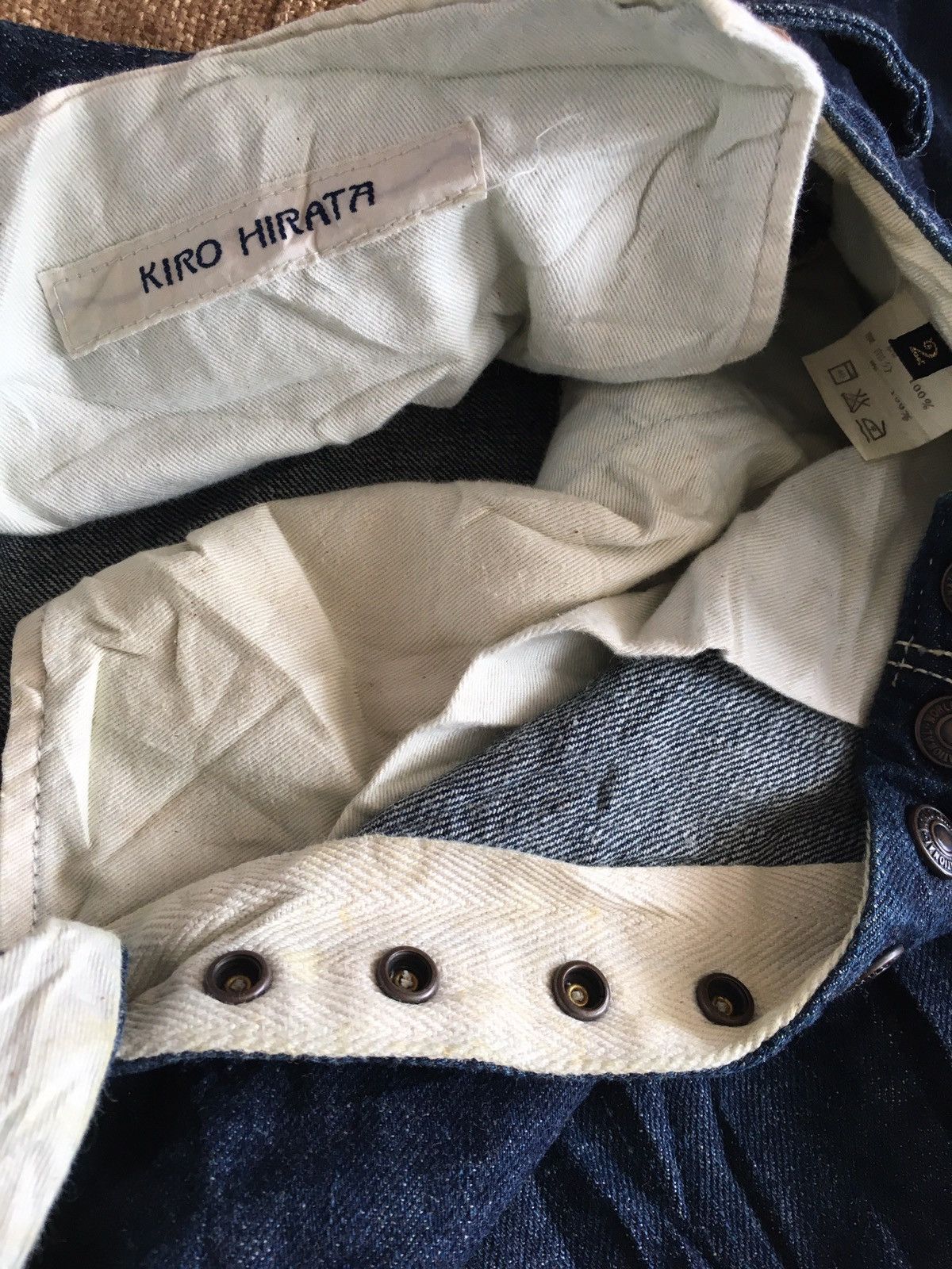 Kapital KAPITAL HIRATA HYBRID SAROUEL NOVELLE DENIM Size US 32 / EU 48 - 8 Thumbnail