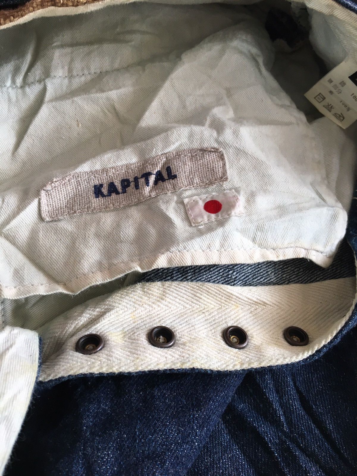 Kapital KAPITAL HIRATA HYBRID SAROUEL NOVELLE DENIM Size US 32 / EU 48 - 7 Thumbnail