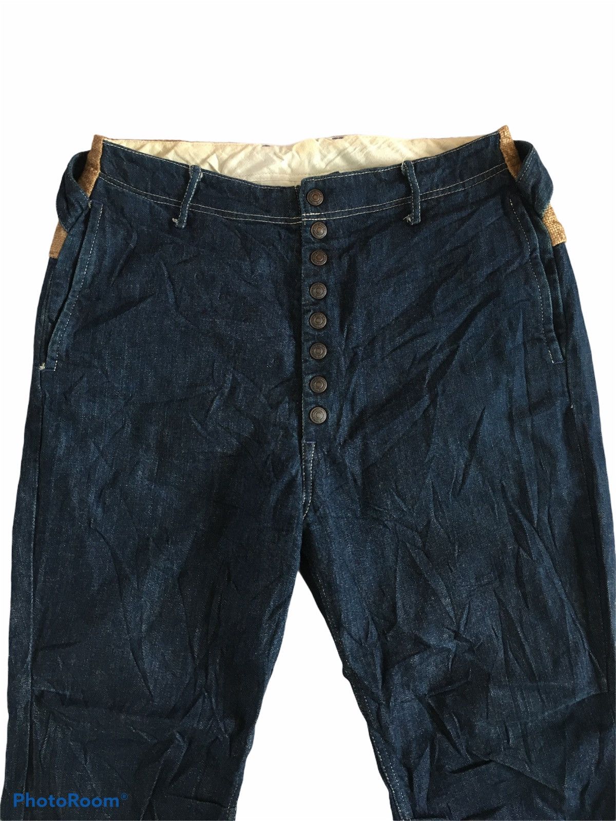 Kapital KAPITAL HIRATA HYBRID SAROUEL NOVELLE DENIM Size US 32 / EU 48 - 2 Thumbnail