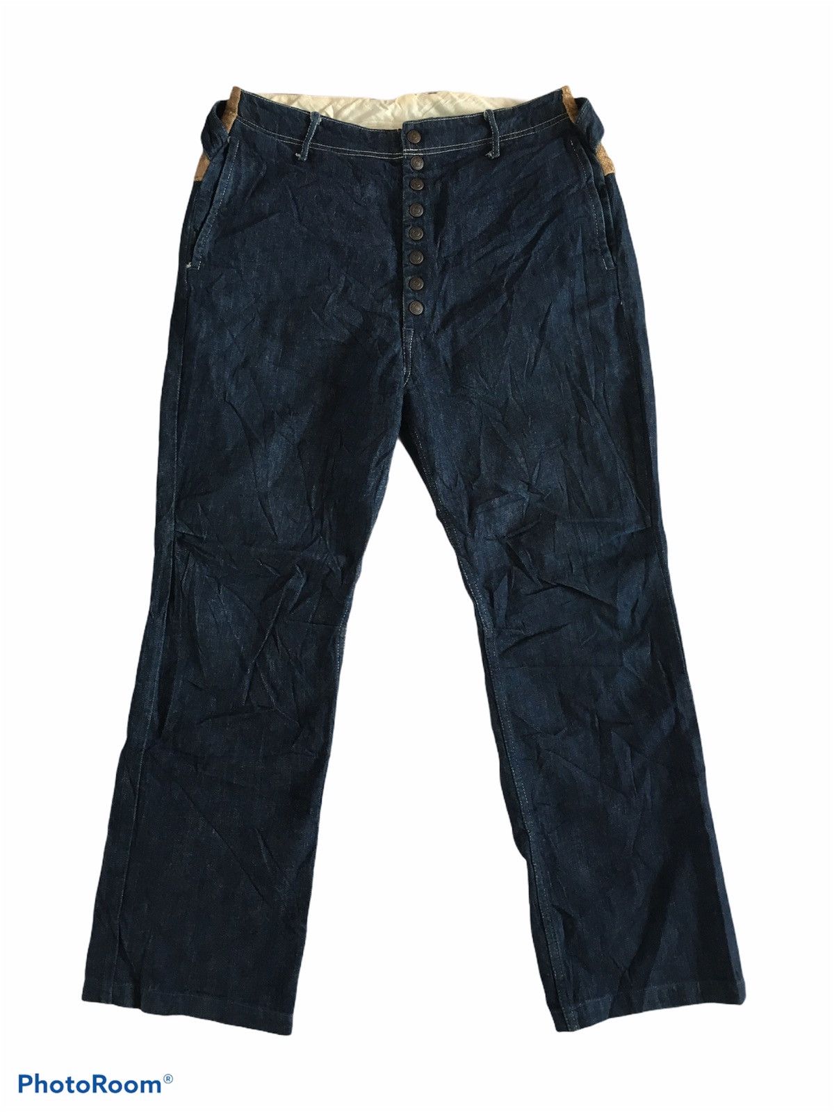 Kapital KAPITAL HIRATA HYBRID SAROUEL NOVELLE DENIM Size US 32 / EU 48 - 1 Thumbnail