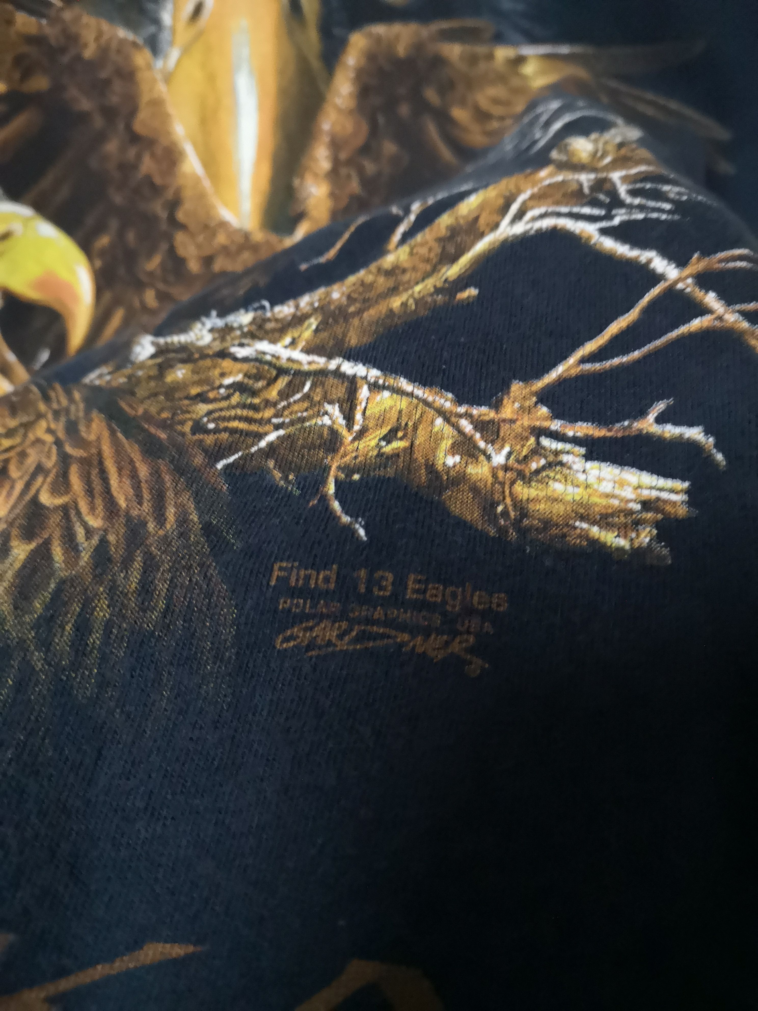 Vintage VINTAGE ALASKA NICE EAGLE PHOTO Size US XL / EU 56 / 4 - 3 Thumbnail