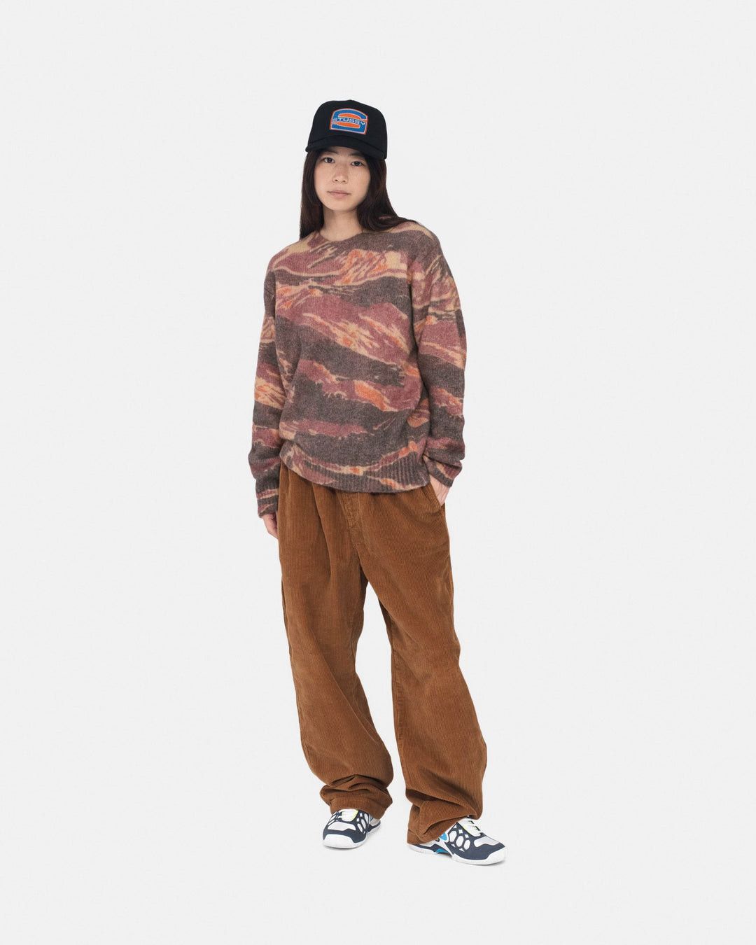 STUSSY TIGRIS PRINT SWEATER 22aw - トップス