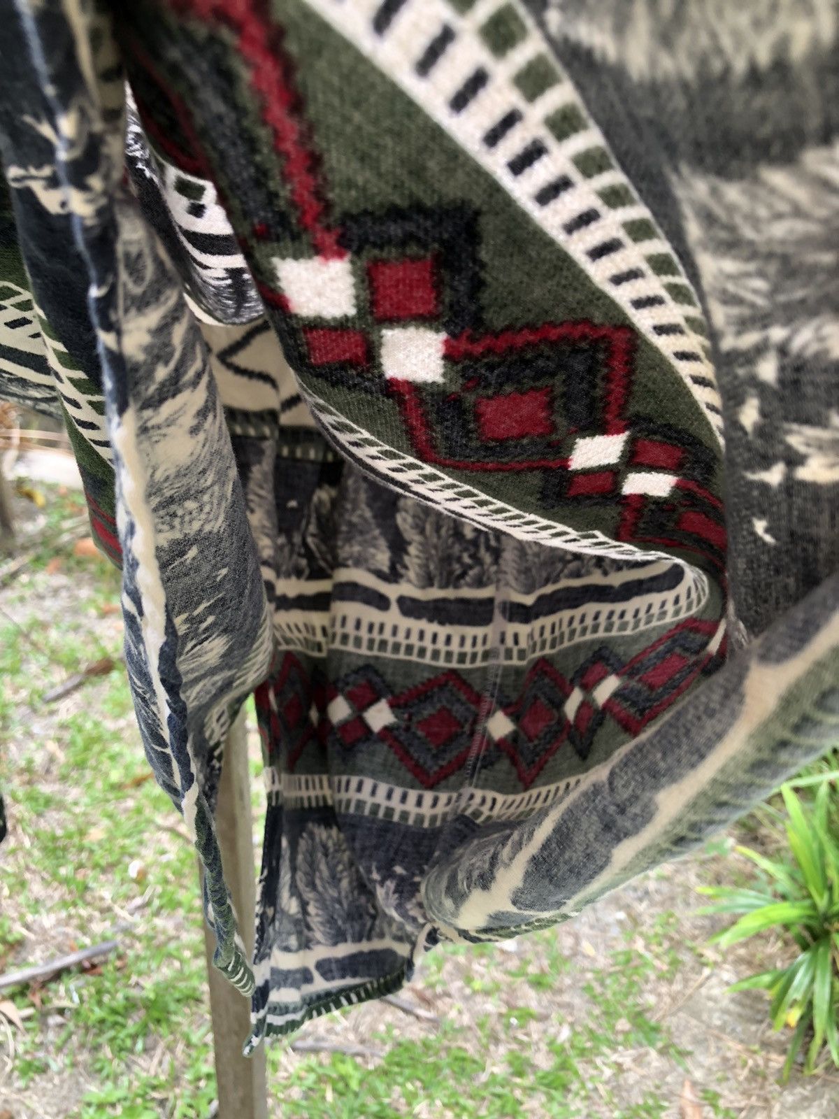 Flannel Vintage Flannel Native Navajo Art Motive Fullprint Shirt Size US XL / EU 56 / 4 - 11 Thumbnail