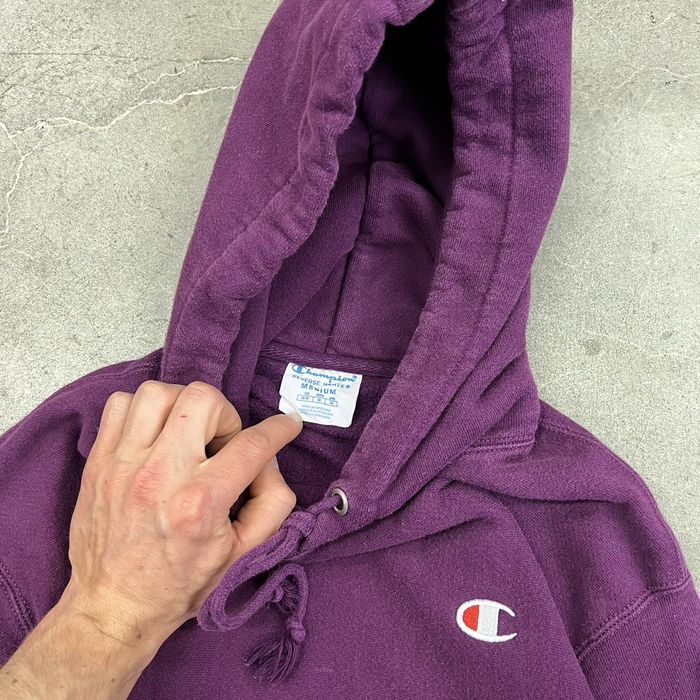 Plum champion online hoodie