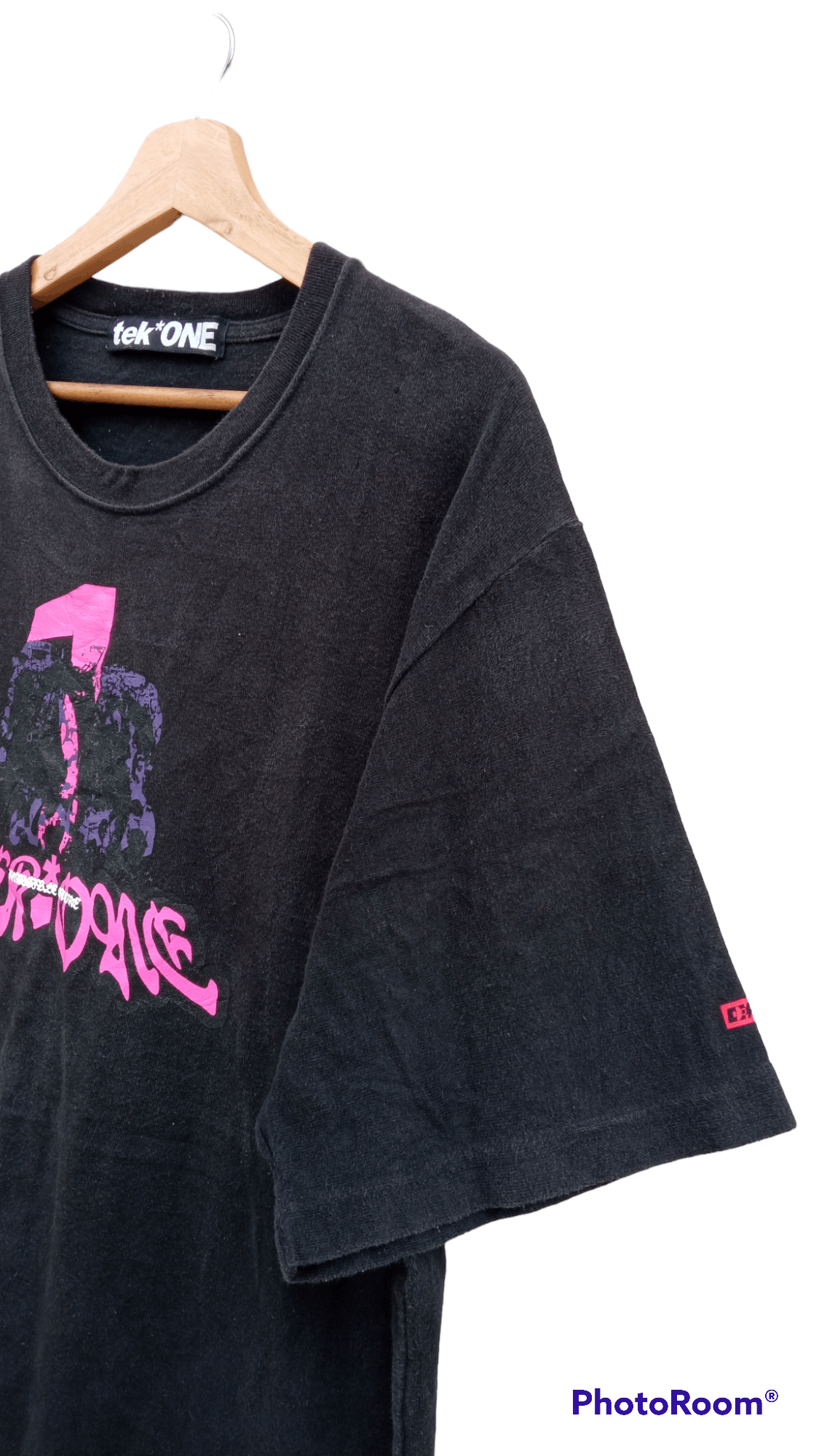 Japanese Brand × Vintage 🔥🔥Japanese Brand Tek*One Visualvandalizm T-Shirt Size US XL / EU 56 / 4 - 12 Thumbnail
