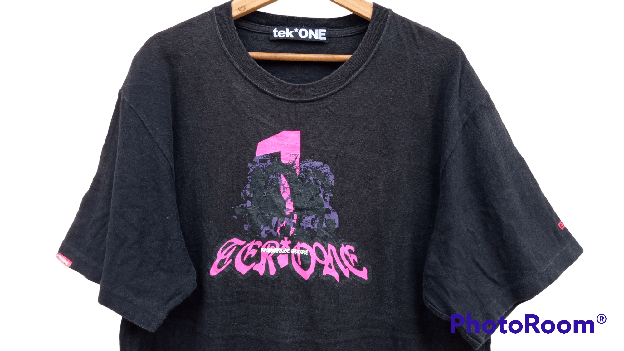 Japanese Brand × Vintage 🔥🔥Japanese Brand Tek*One Visualvandalizm T-Shirt Size US XL / EU 56 / 4 - 17 Thumbnail
