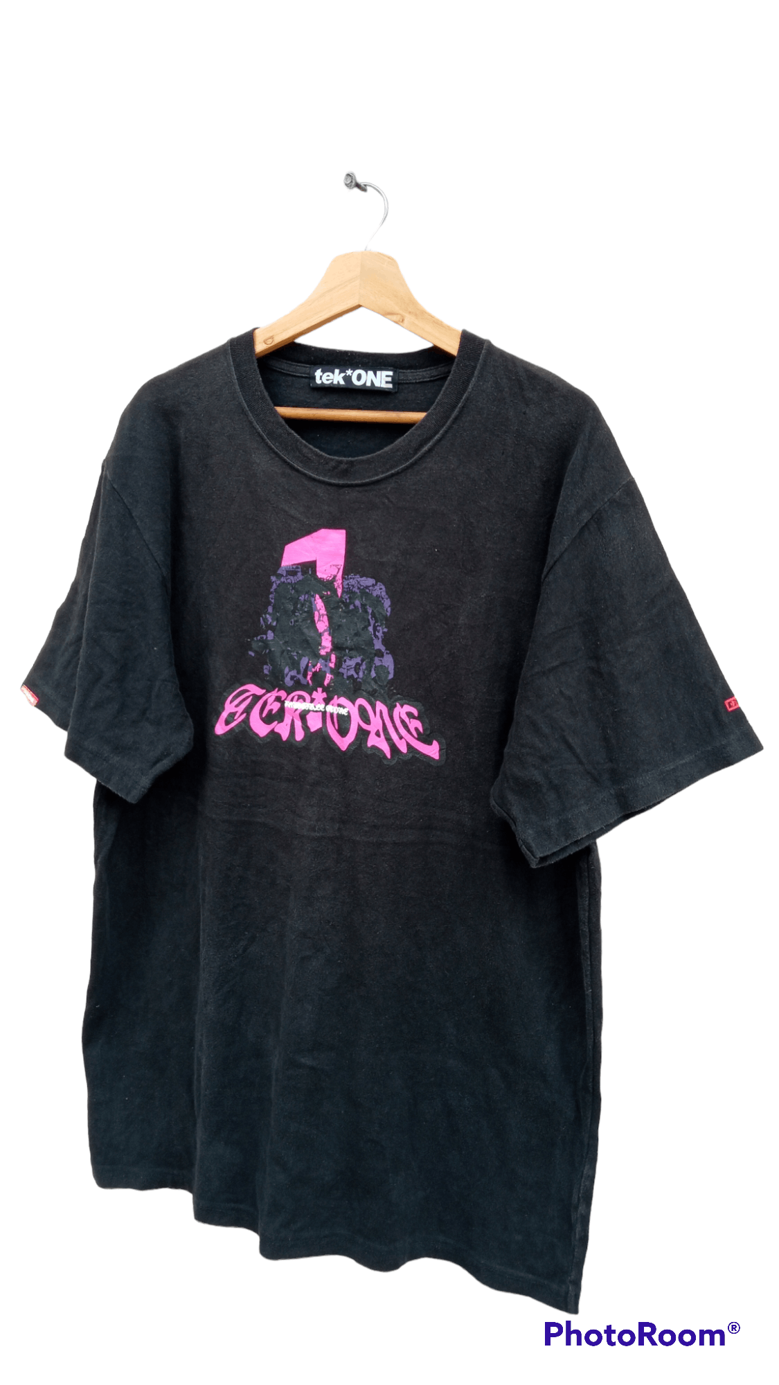 Japanese Brand × Vintage 🔥🔥Japanese Brand Tek*One Visualvandalizm T-Shirt Size US XL / EU 56 / 4 - 3 Thumbnail