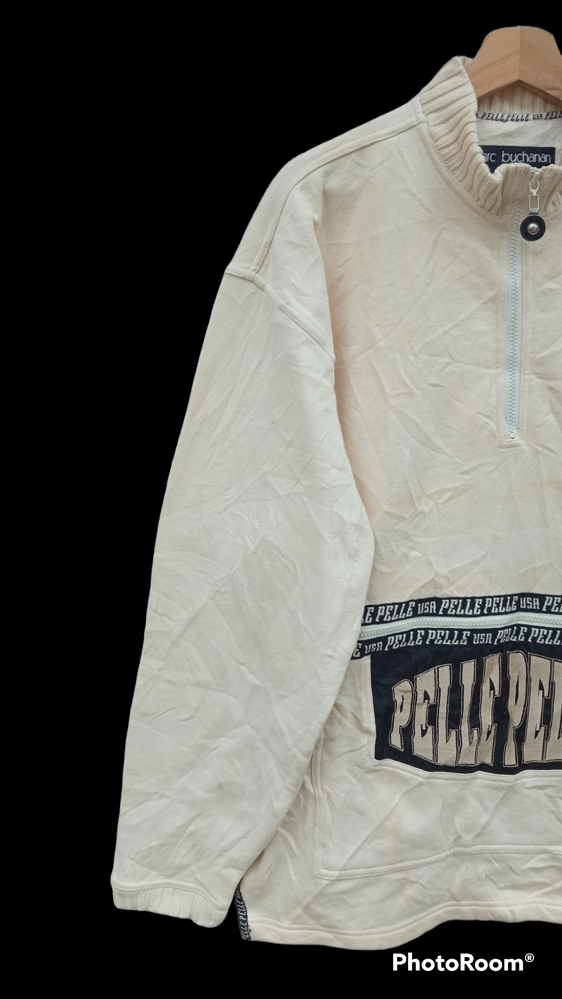 Marc Buchanan × Pelle Pelle × Vintage 🔥🔥Vtg Marc Buchanan Pelle Pelle Pullover Sweatshirt Size US XL / EU 56 / 4 - 4 Thumbnail