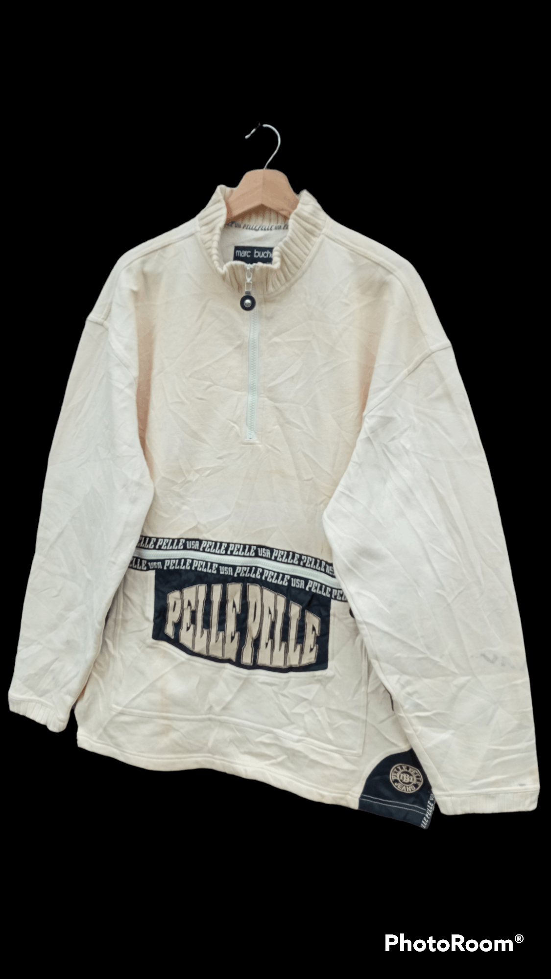 Marc Buchanan × Pelle Pelle × Vintage 🔥🔥Vtg Marc Buchanan Pelle Pelle Pullover Sweatshirt Size US XL / EU 56 / 4 - 3 Thumbnail