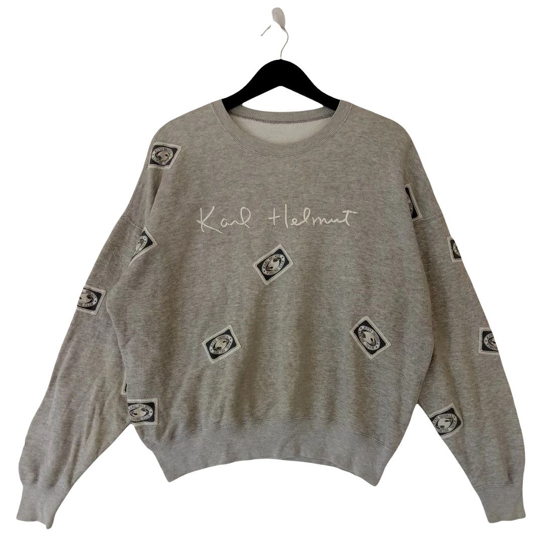 Karl Helmut 💥KARL HELMUT fishing club sweatshirt hip hop rap sweater Size US M / EU 48-50 / 2 - 1 Thumbnail
